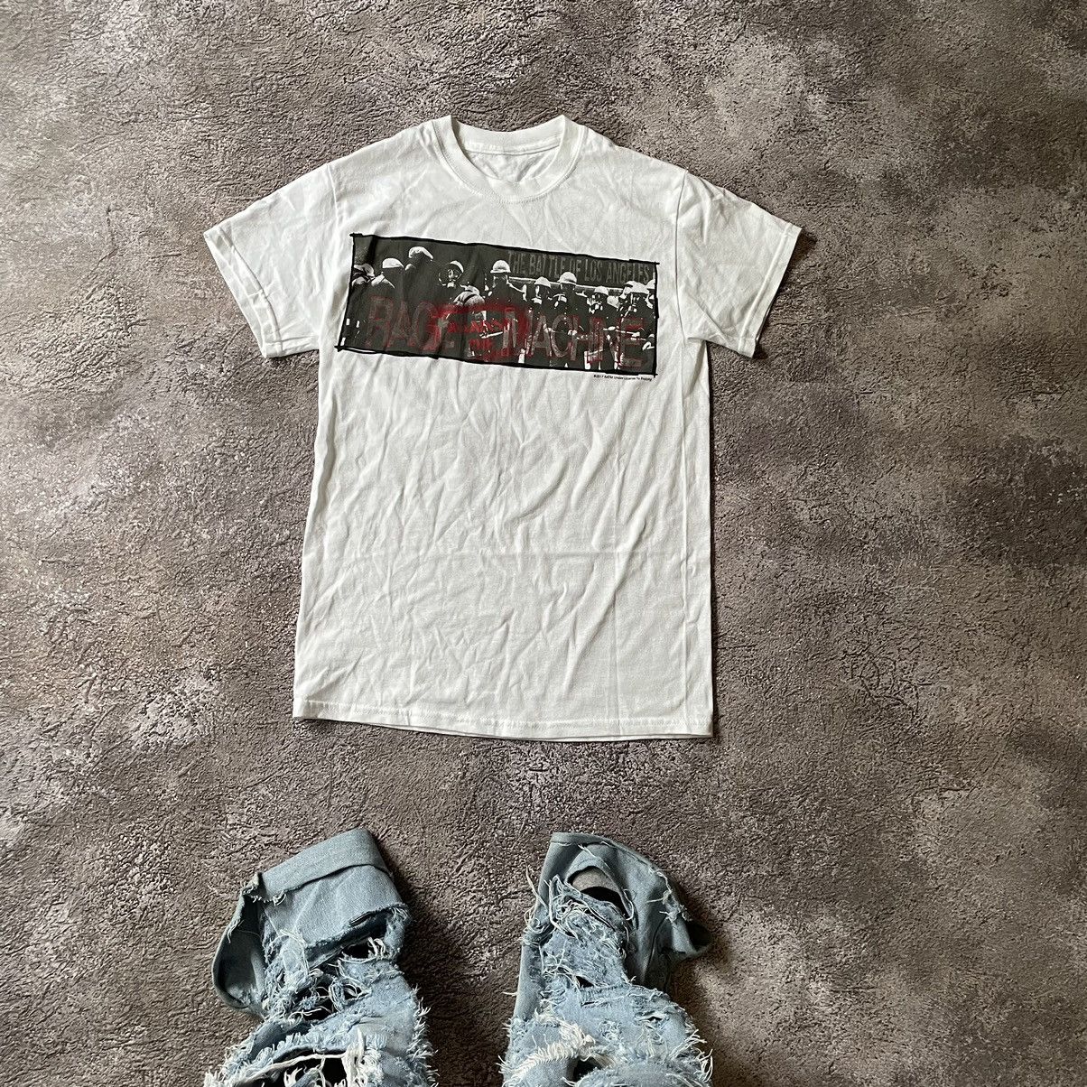 Vintage Vintage Y2K Rage Against The Machine Band Tee Grunge Baggy S Size US S / EU 44-46 / 1 - 1 Thumbnail