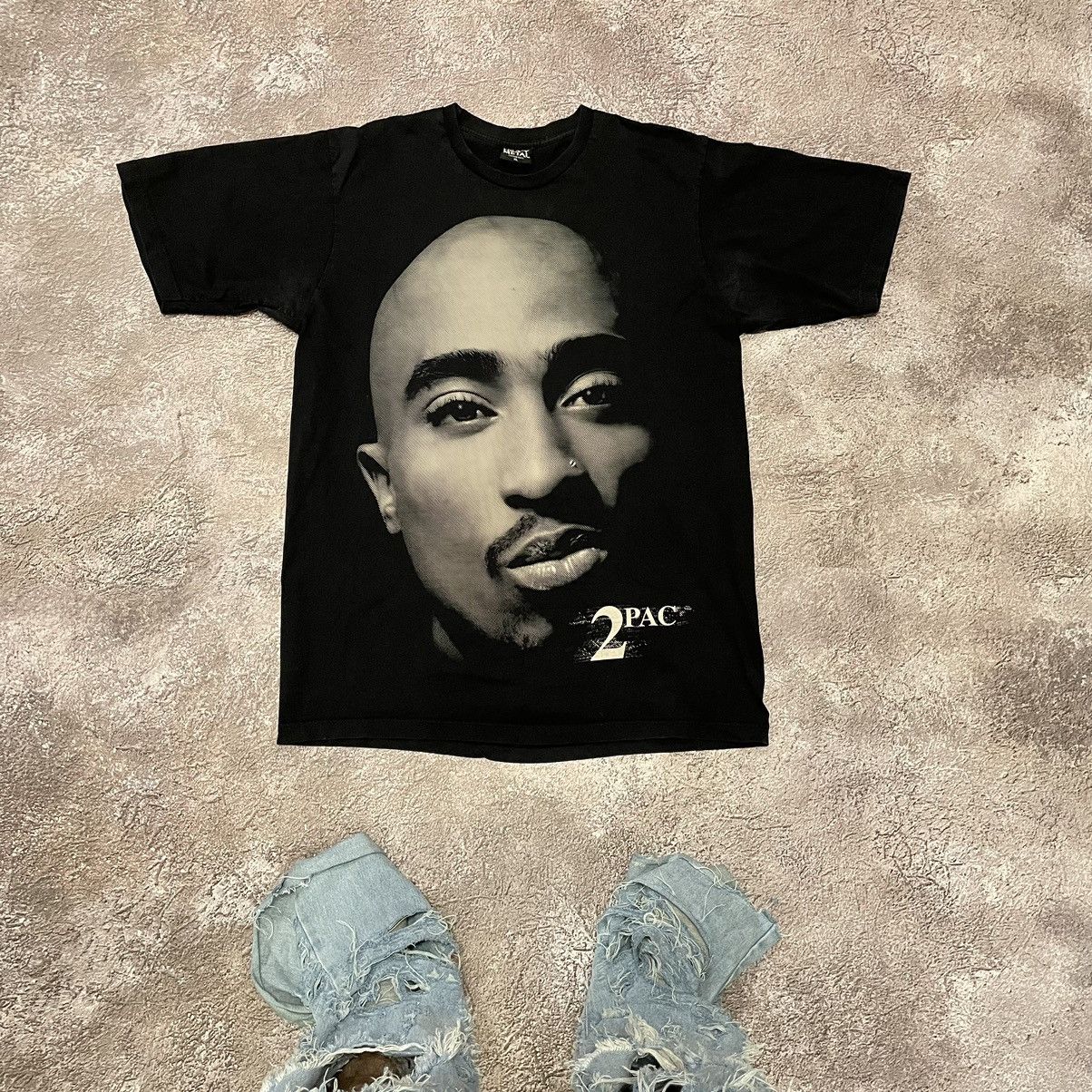 Vintage Y2K 2PAC FACE BAND TEE RAP SWAG BIGGIE WUTANG TEE
