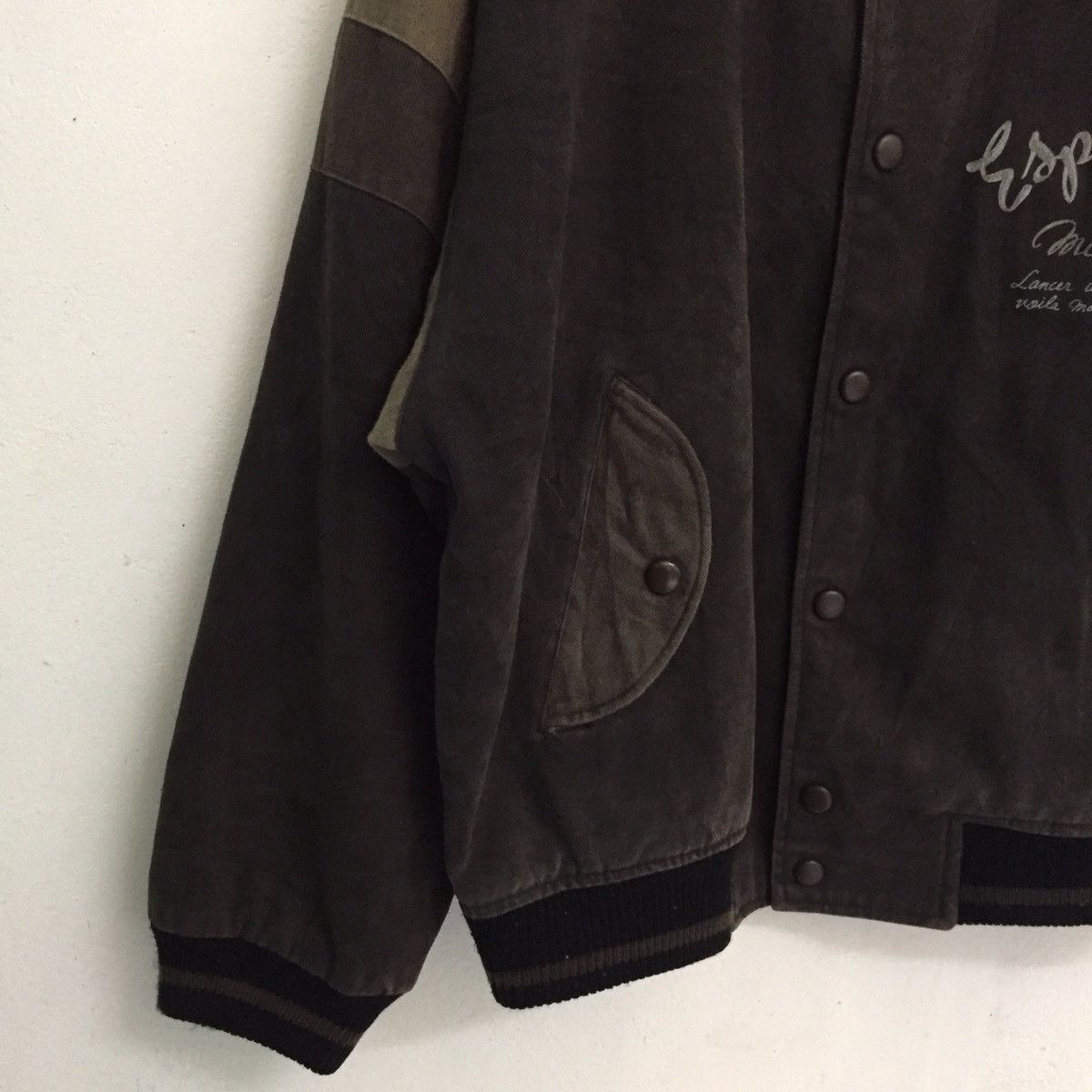 Japanese Brand Men’s Collection MILE STONE Jacket Big Logo MADE IN JAPAN Size US L / EU 52-54 / 3 - 9 Thumbnail