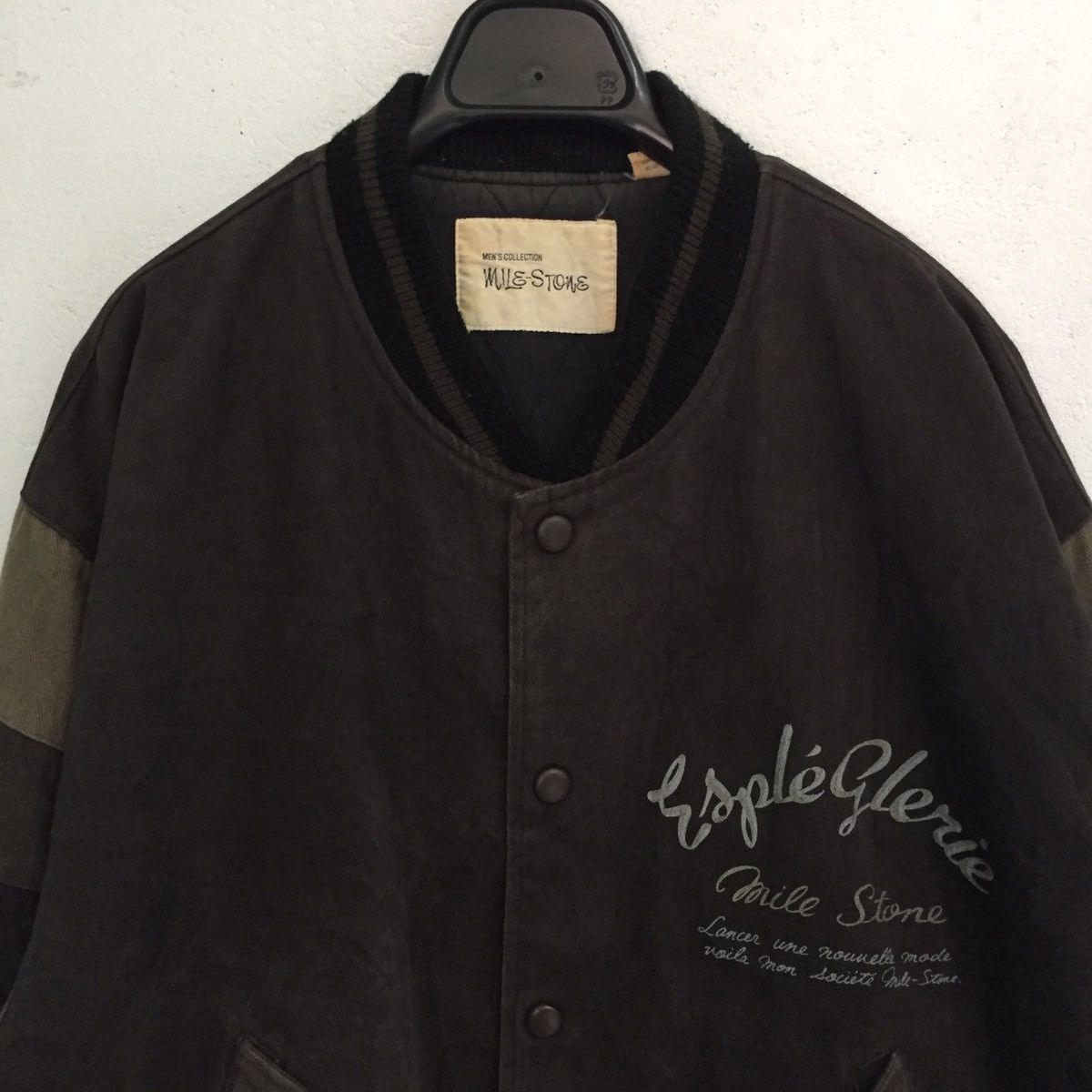 Japanese Brand Men’s Collection MILE STONE Jacket Big Logo MADE IN JAPAN Size US L / EU 52-54 / 3 - 6 Thumbnail