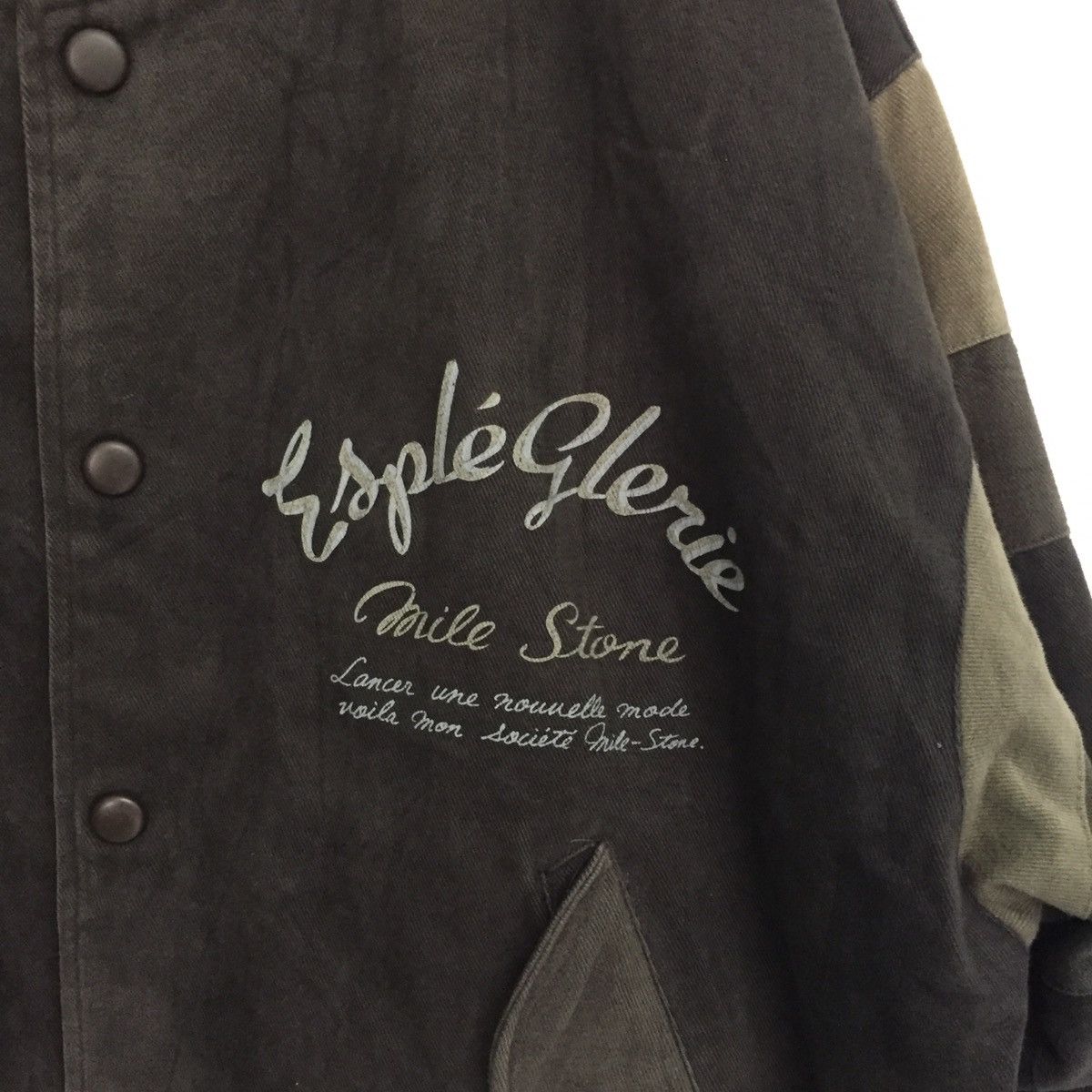 Japanese Brand Men’s Collection MILE STONE Jacket Big Logo MADE IN JAPAN Size US L / EU 52-54 / 3 - 10 Thumbnail