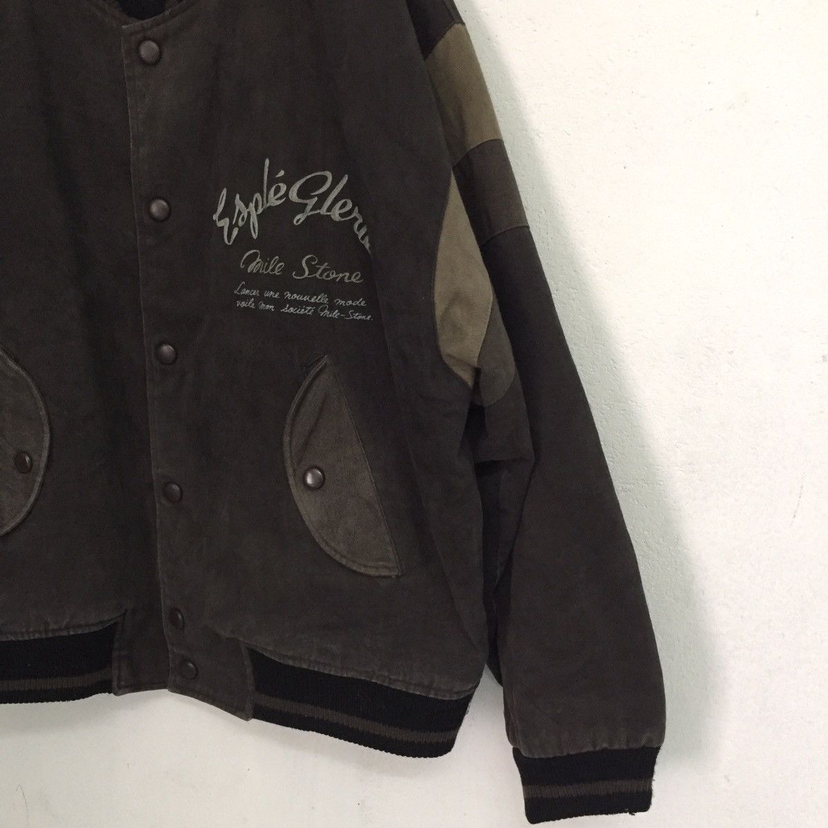 Japanese Brand Men’s Collection MILE STONE Jacket Big Logo MADE IN JAPAN Size US L / EU 52-54 / 3 - 8 Thumbnail
