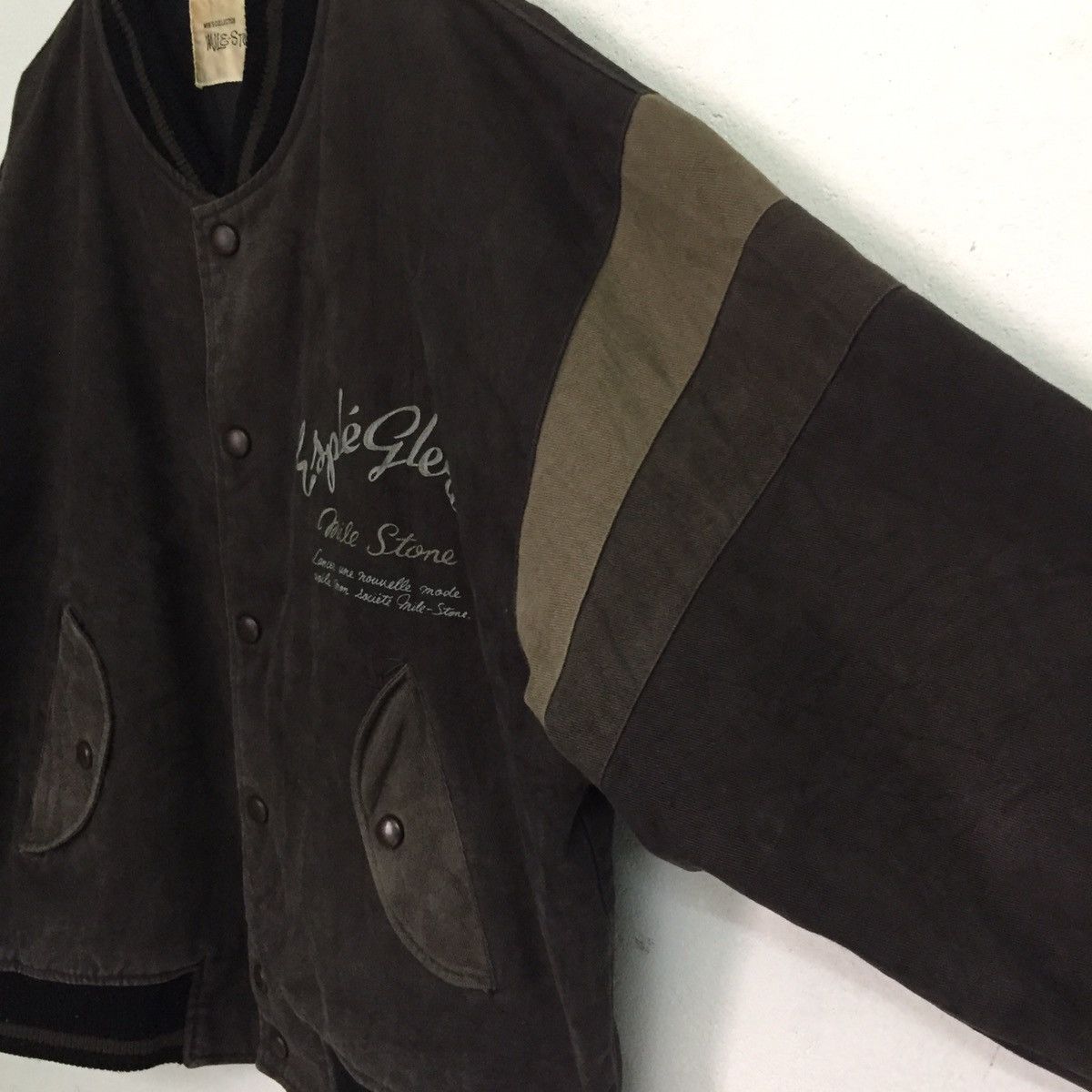 Japanese Brand Men’s Collection MILE STONE Jacket Big Logo MADE IN JAPAN Size US L / EU 52-54 / 3 - 13 Thumbnail