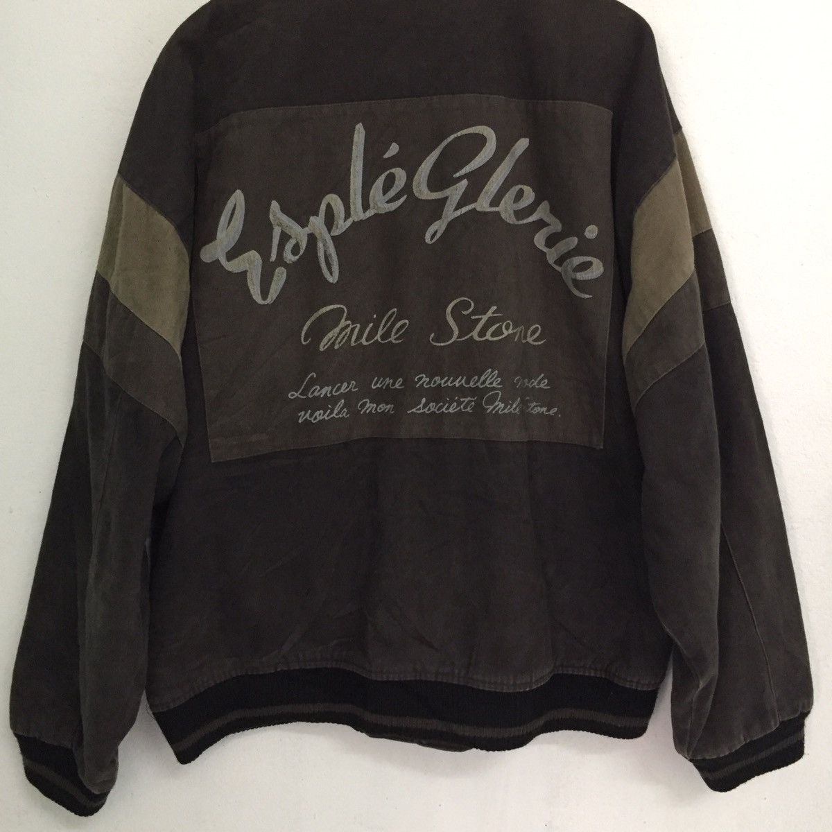 Japanese Brand Men’s Collection MILE STONE Jacket Big Logo MADE IN JAPAN Size US L / EU 52-54 / 3 - 3 Thumbnail