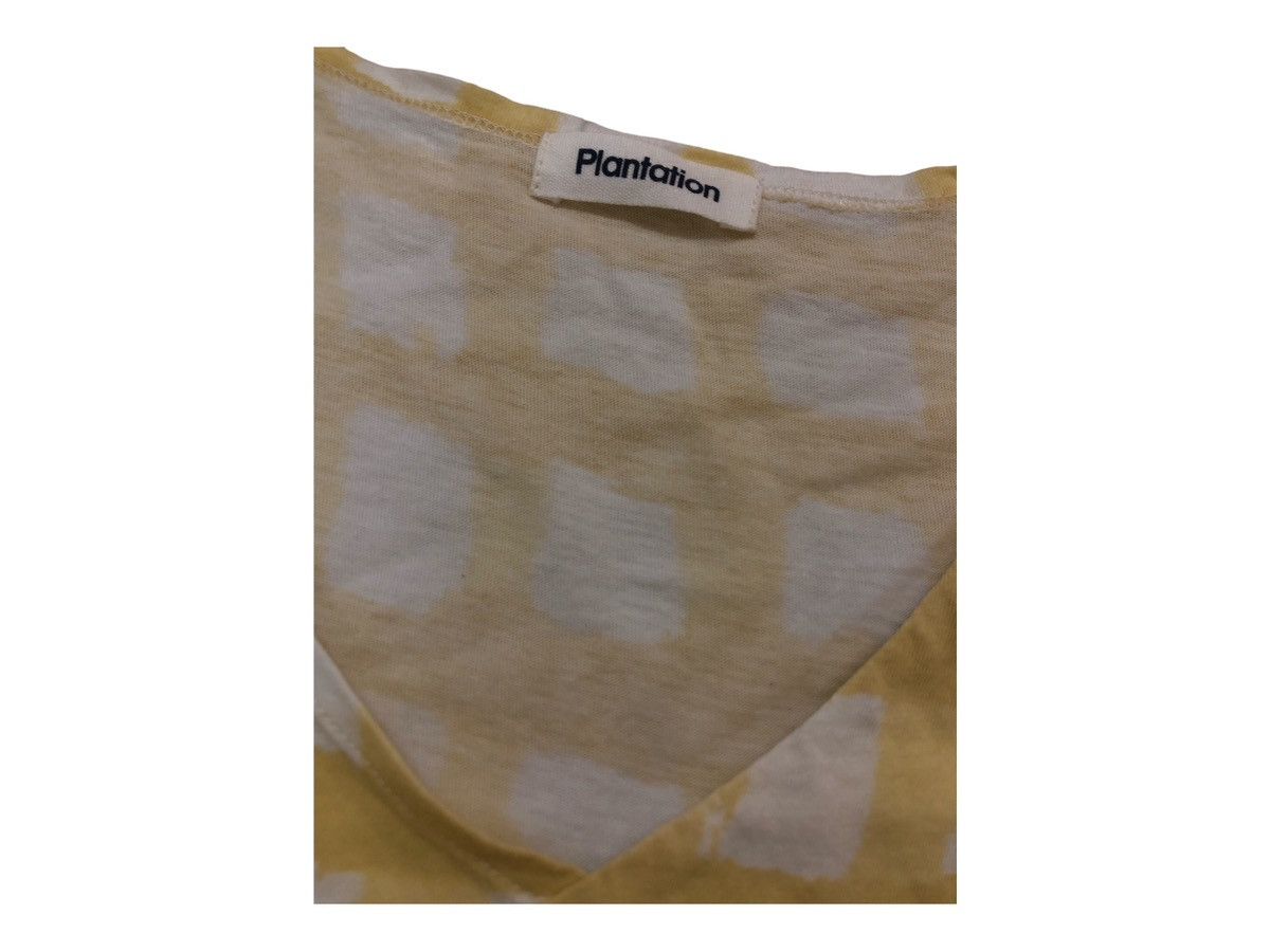 Issey Miyake × Japanese Brand Issey Miyake Plantation shirt white yellow Size S / US 4 / IT 40 - 2 Thumbnail