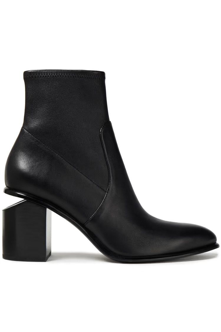 ALEXANDER WANG Anna stretch-leather ankle boots