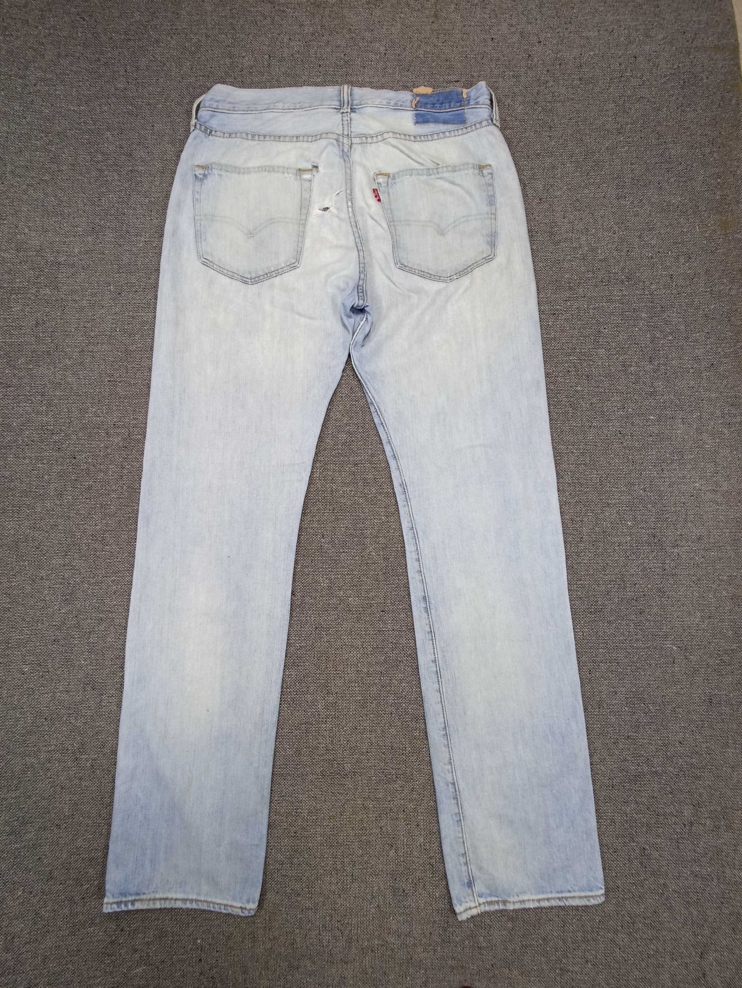 Jean × Levi's × Vintage Vintage Levis 501 Distressed Blue Wash Jeans - J160 Size US 32 / EU 48 - 2 Thumbnail