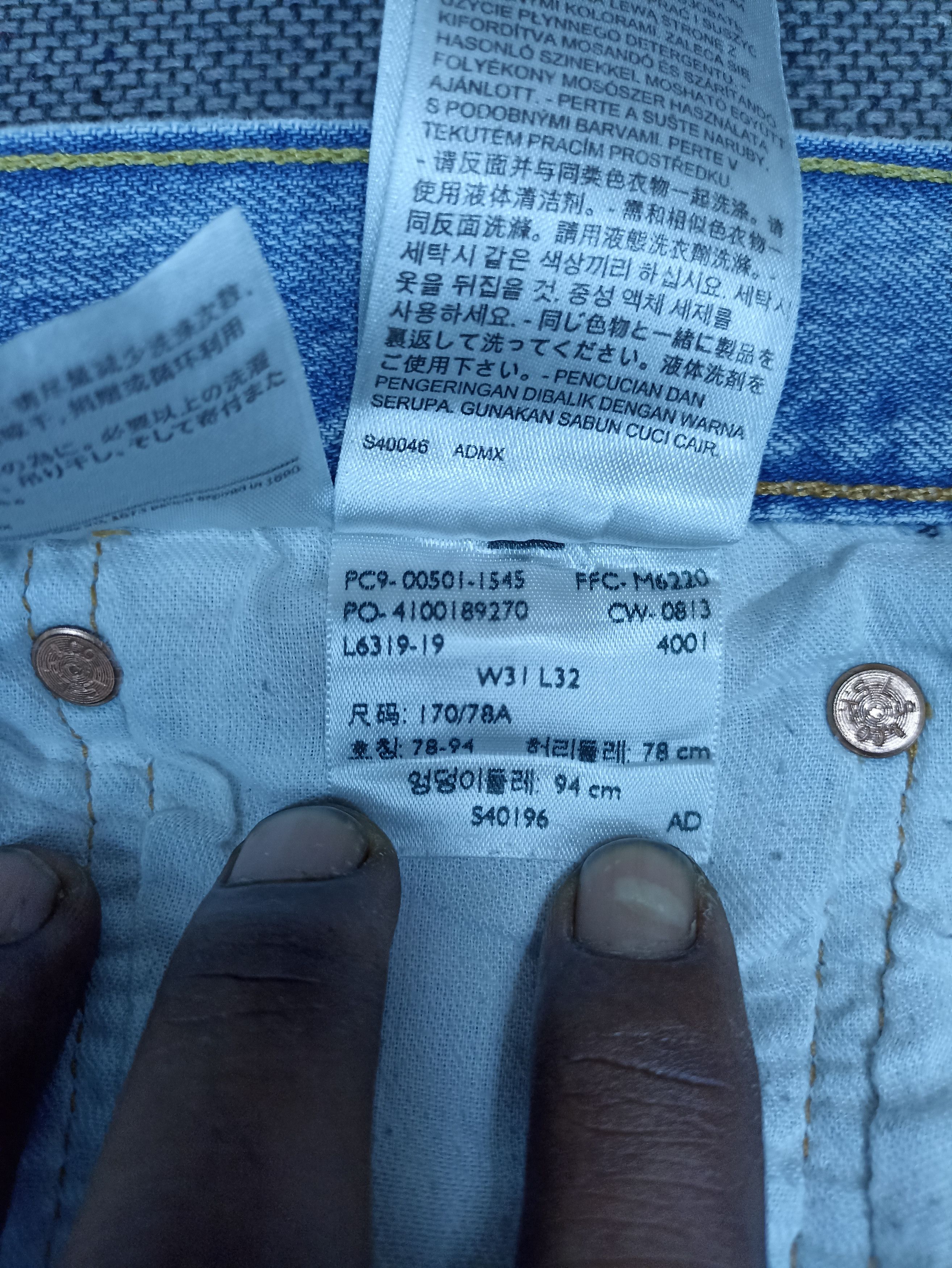 Jean × Levi's × Vintage Vintage Levis 501 Distressed Blue Wash Jeans - J160 Size US 32 / EU 48 - 5 Thumbnail