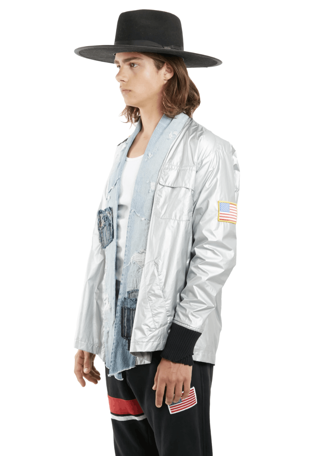 Greg Lauren NWT $1.25k GREG LAUREN RACING KIMONO Jacket indigo boro Size US S / EU 44-46 / 1 - 10 Thumbnail