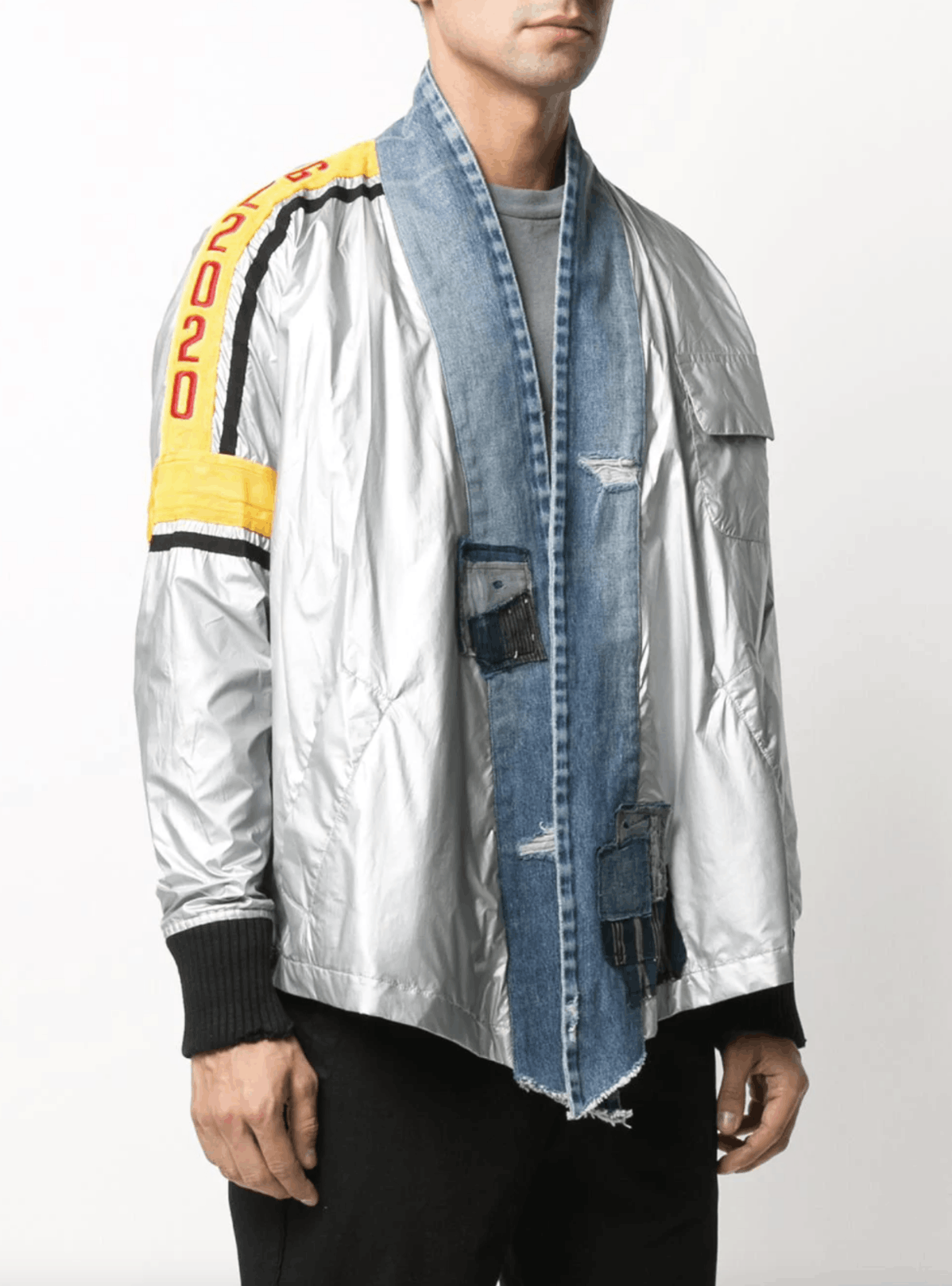 Greg Lauren NWT $1.25k GREG LAUREN RACING KIMONO Jacket indigo boro Size US S / EU 44-46 / 1 - 3 Thumbnail