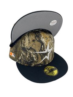 Real Tree Camo Houston Colt .45's Navy Blue Visor Red Bottom Celebrati –  Exclusive Fitted Inc.