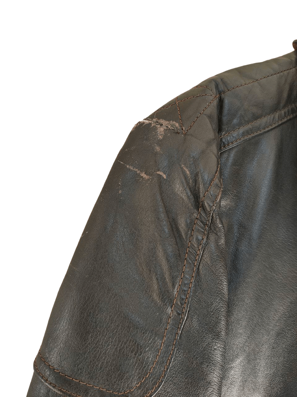 Vintage Vtg Bikers Leather Jacket, Made in Uruguay Size US S / EU 44-46 / 1 - 6 Thumbnail