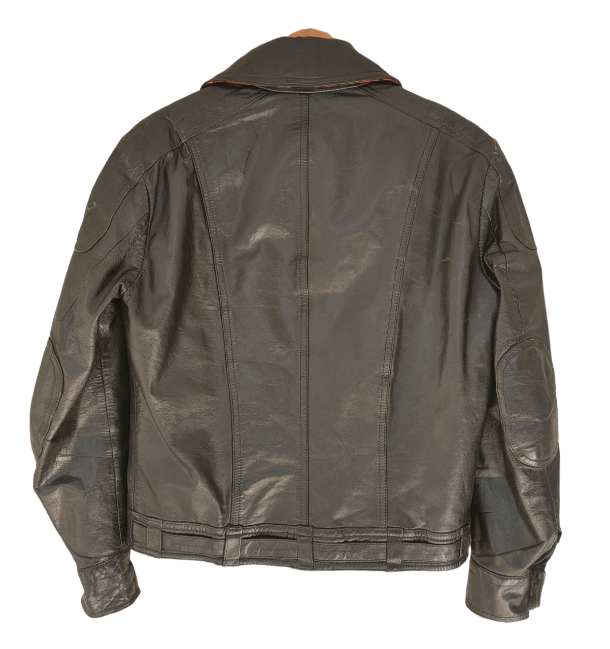 Vintage Vtg Bikers Leather Jacket, Made in Uruguay Size US S / EU 44-46 / 1 - 2 Thumbnail
