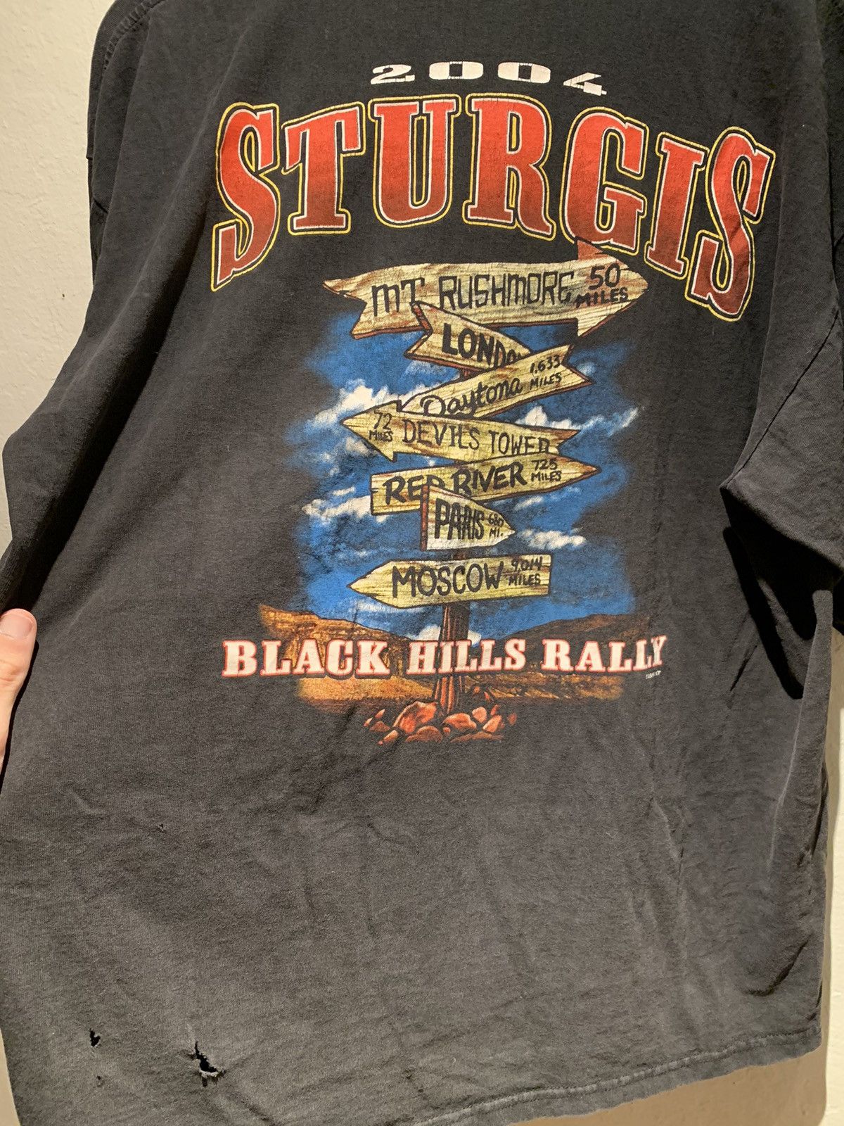 Other × Vintage RARE Vintage 2004 Sturgis Black Hills Motorcycle Biker Shirt Size US XL / EU 56 / 4 - 4 Thumbnail