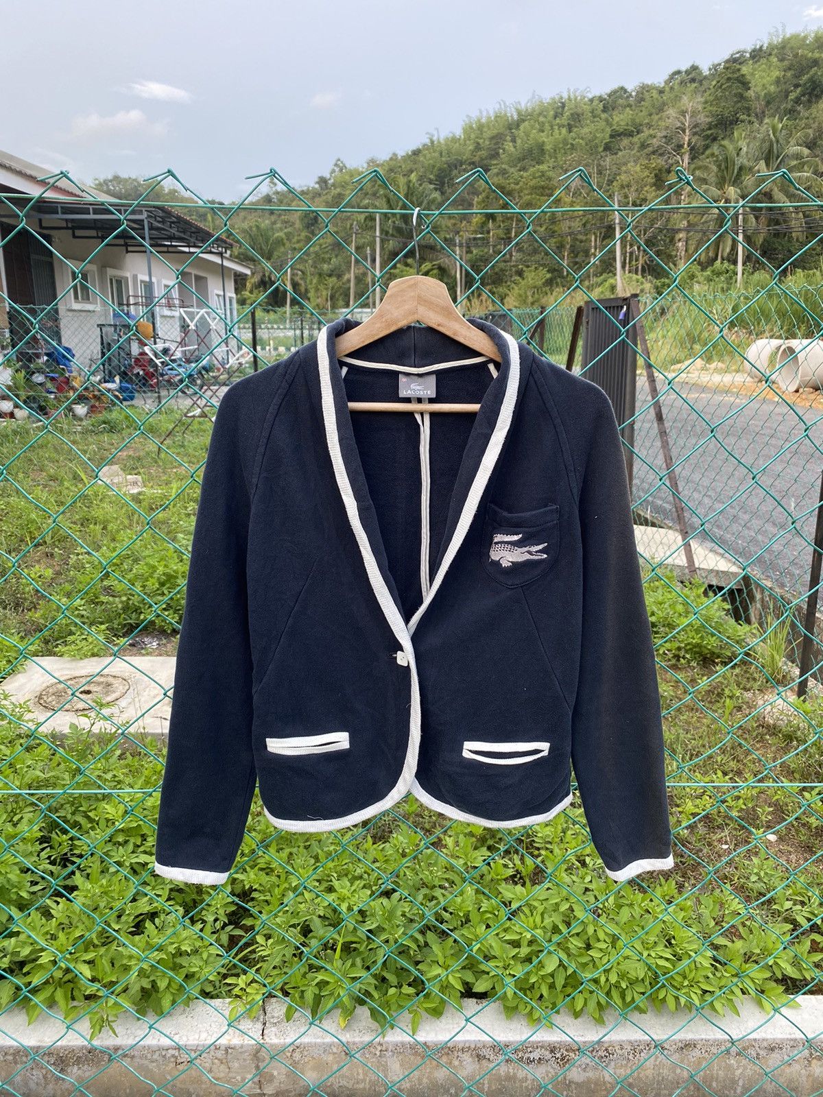 Lacoste ⚡️delete today⚡️Lacoste Sample Cardigan Jacket Size S / US 4 / IT 40 - 1 Thumbnail