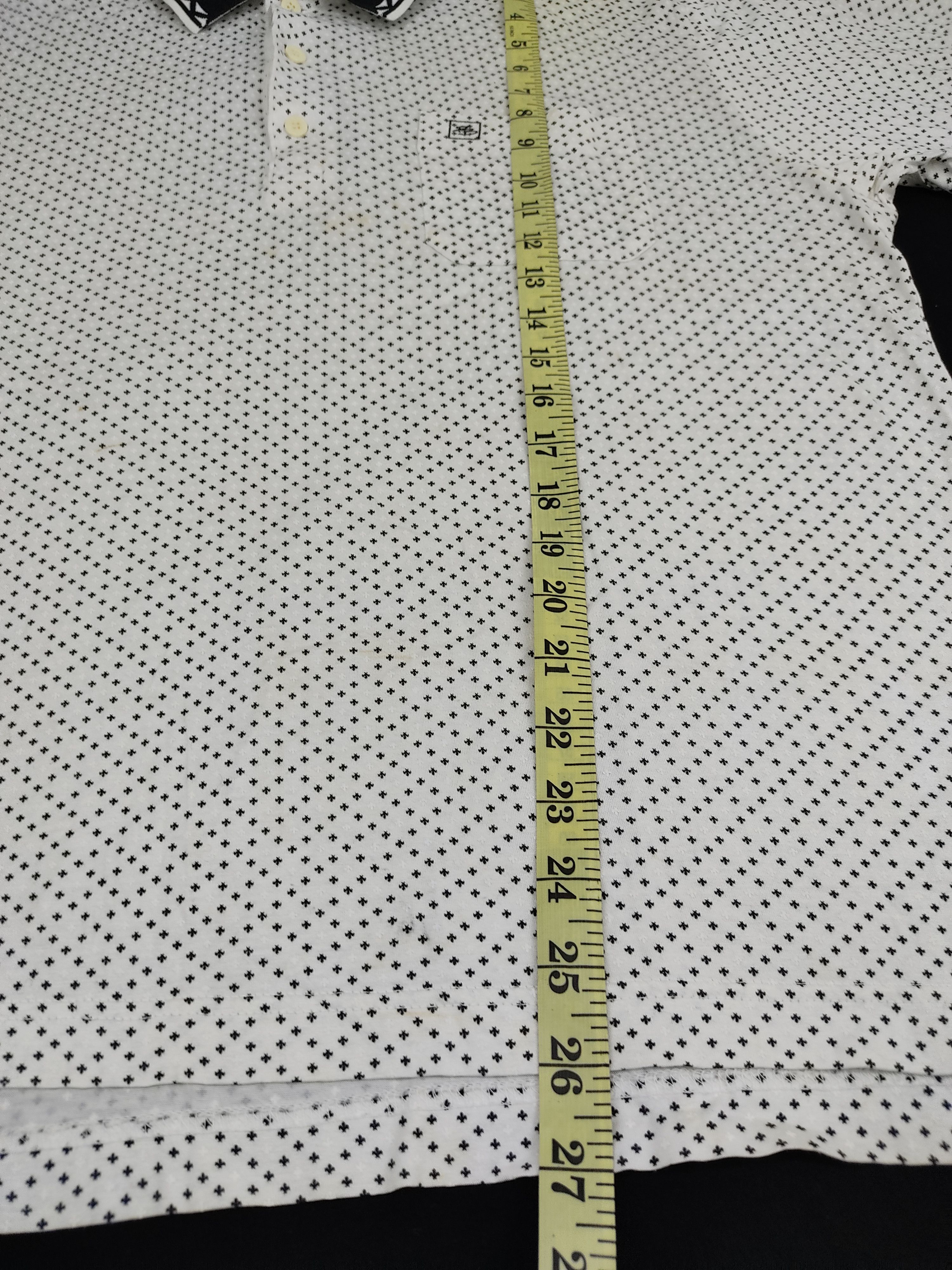 Pierre Balmain Pierre Balmain Paris Polo Polka Dot Single Pocket Tee Size US L / EU 52-54 / 3 - 6 Thumbnail