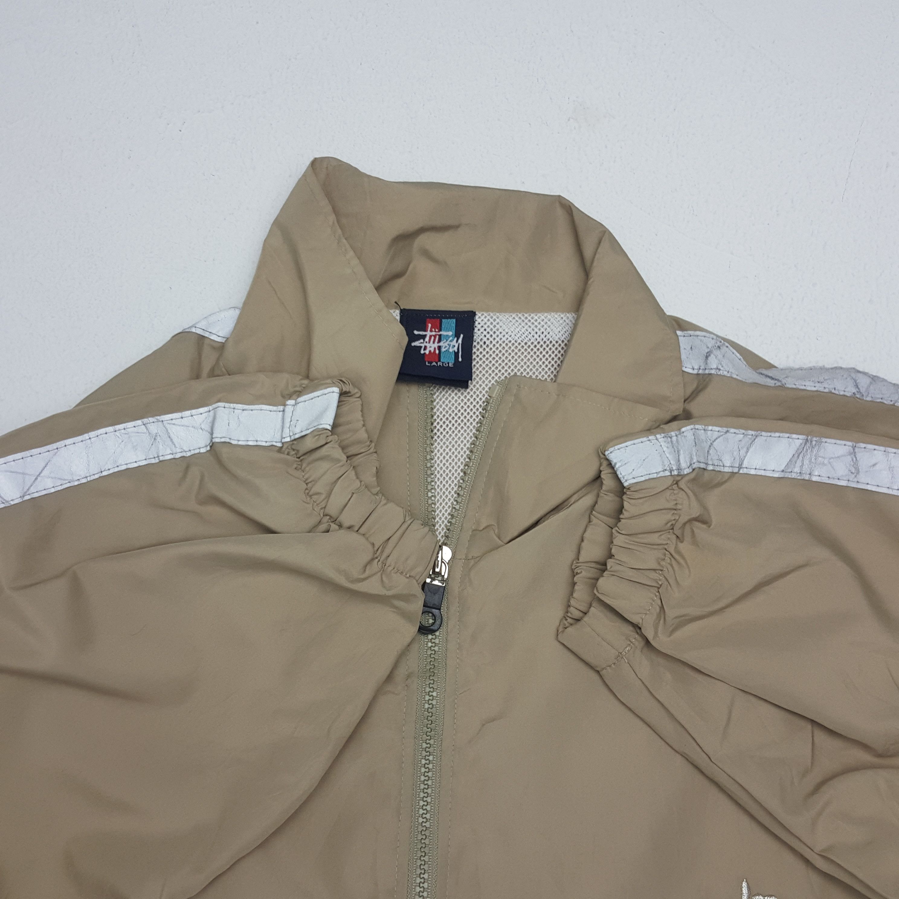 Stussy × Vintage Vintage STUSSY Streetwear Big Logo Design Windbreaker Jacket Size US XL / EU 56 / 4 - 8 Thumbnail