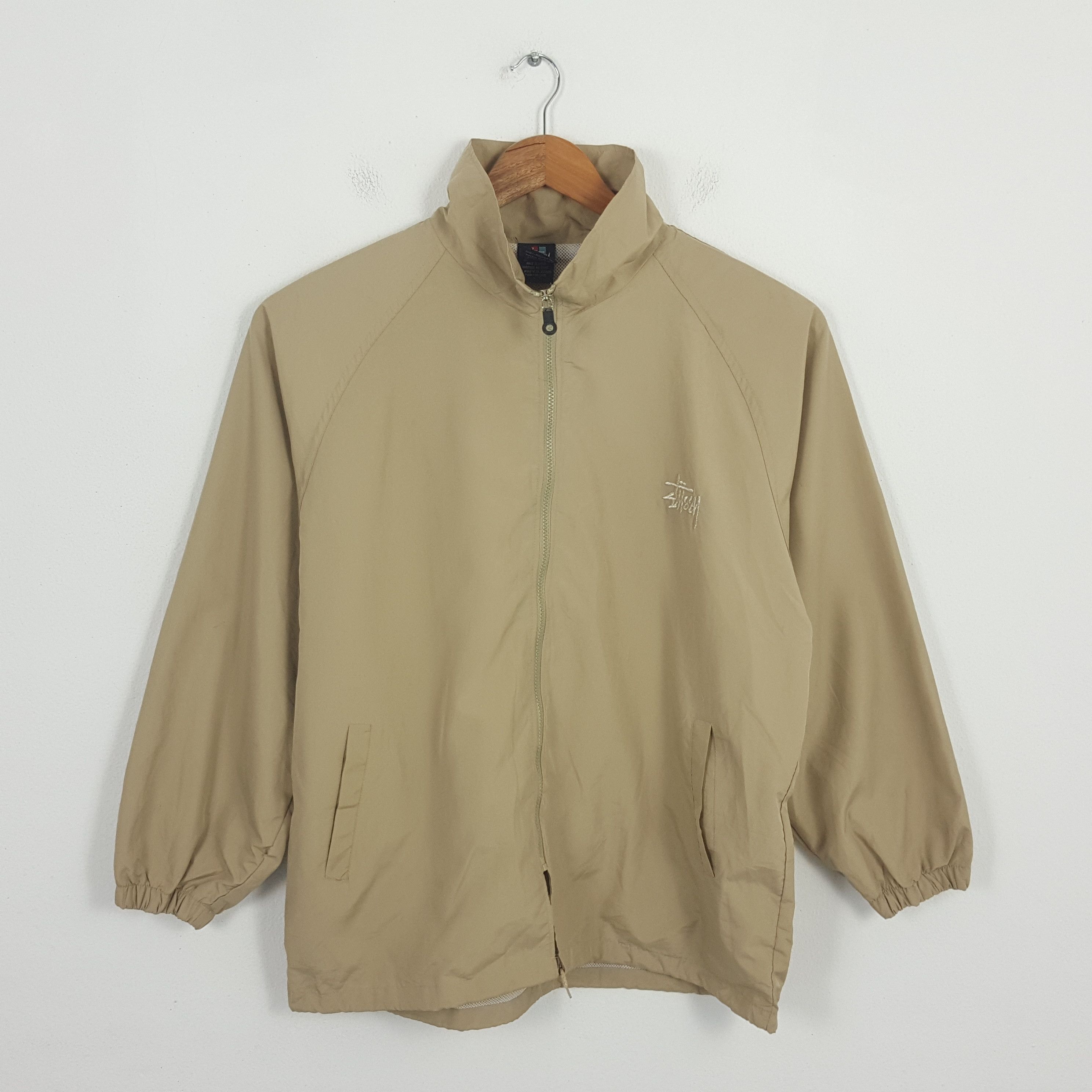 Stussy × Vintage Vintage STUSSY Streetwear Big Logo Design Windbreaker Jacket Size US XL / EU 56 / 4 - 3 Thumbnail