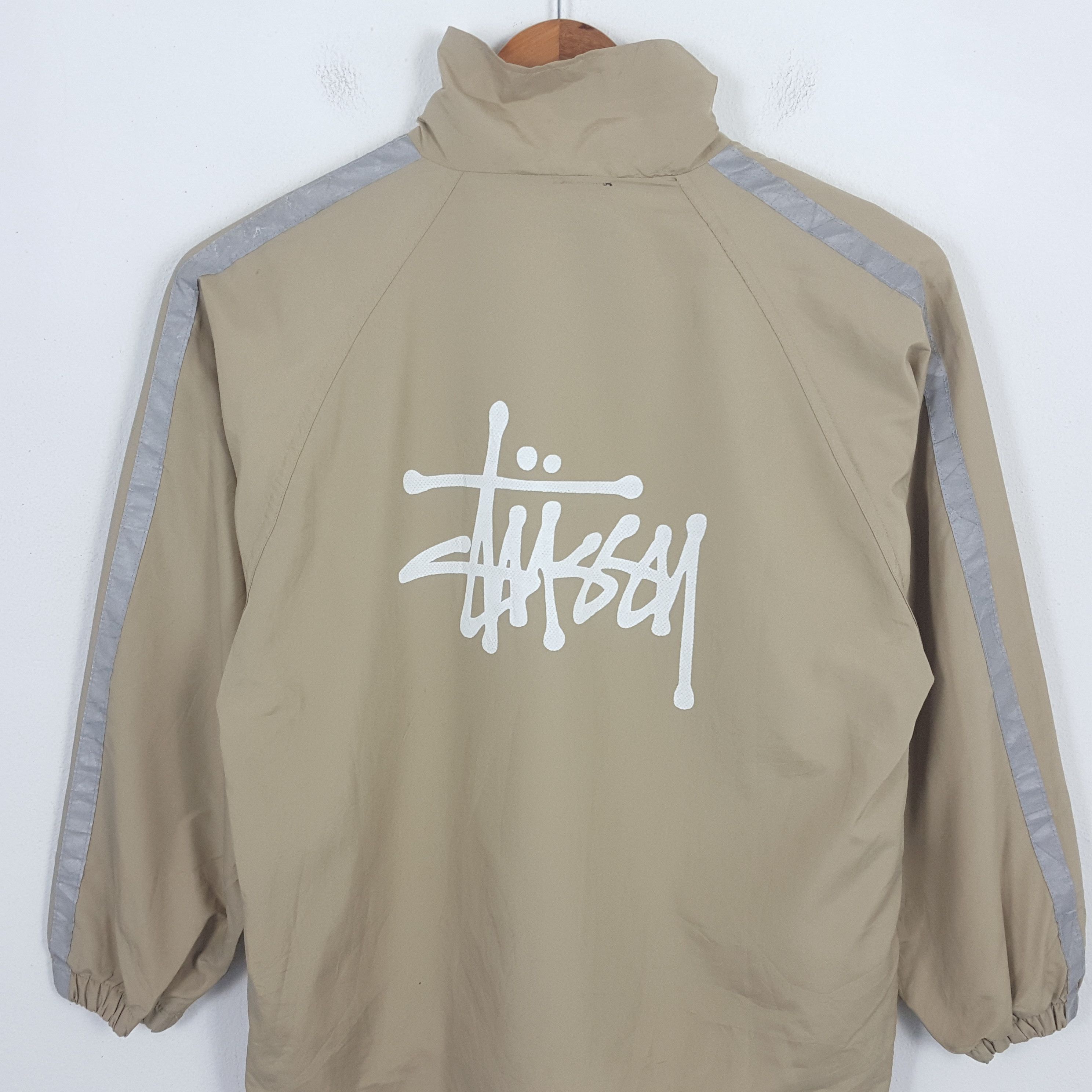 Stussy × Vintage Vintage STUSSY Streetwear Big Logo Design Windbreaker Jacket Size US XL / EU 56 / 4 - 2 Thumbnail