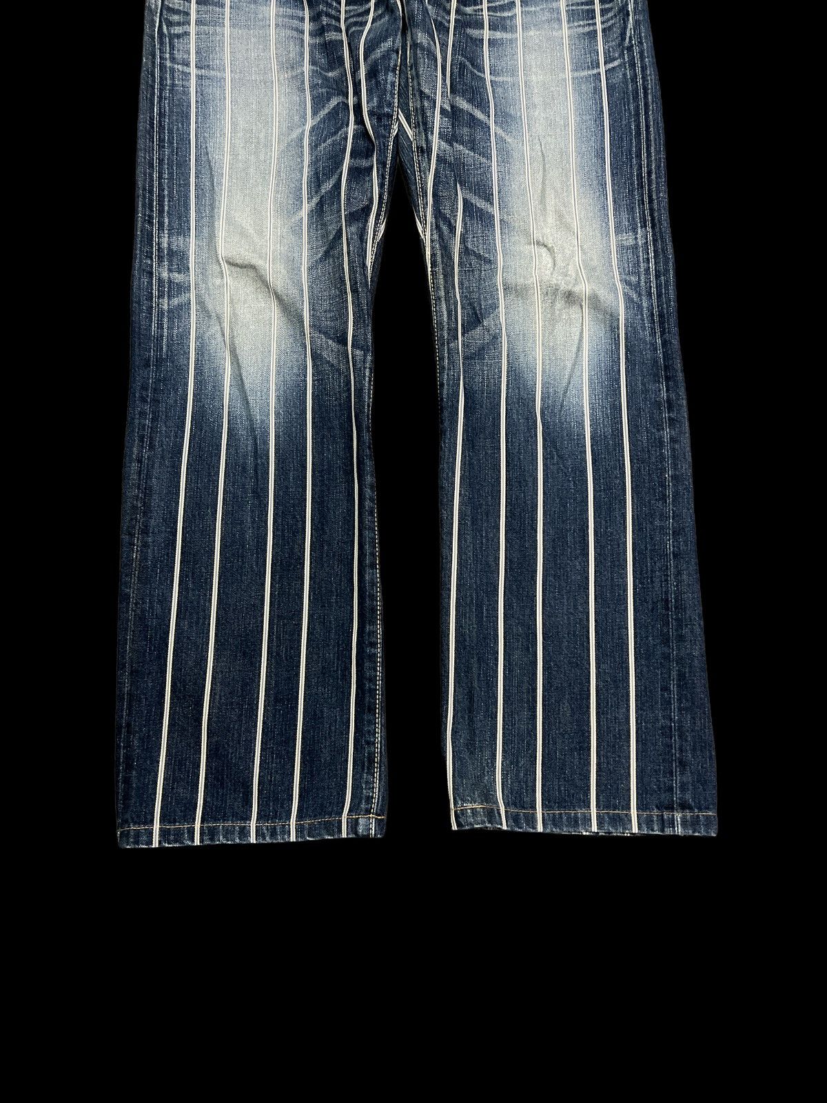 Japanese Brand RARE💥EDWIN 505Z SALVAGE DISTRESSED DENIM PANT Size US 31 - 3 Thumbnail
