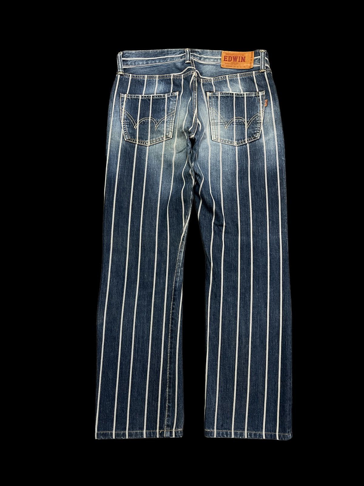 Japanese Brand RARE💥EDWIN 505Z SALVAGE DISTRESSED DENIM PANT Size US 31 - 6 Thumbnail
