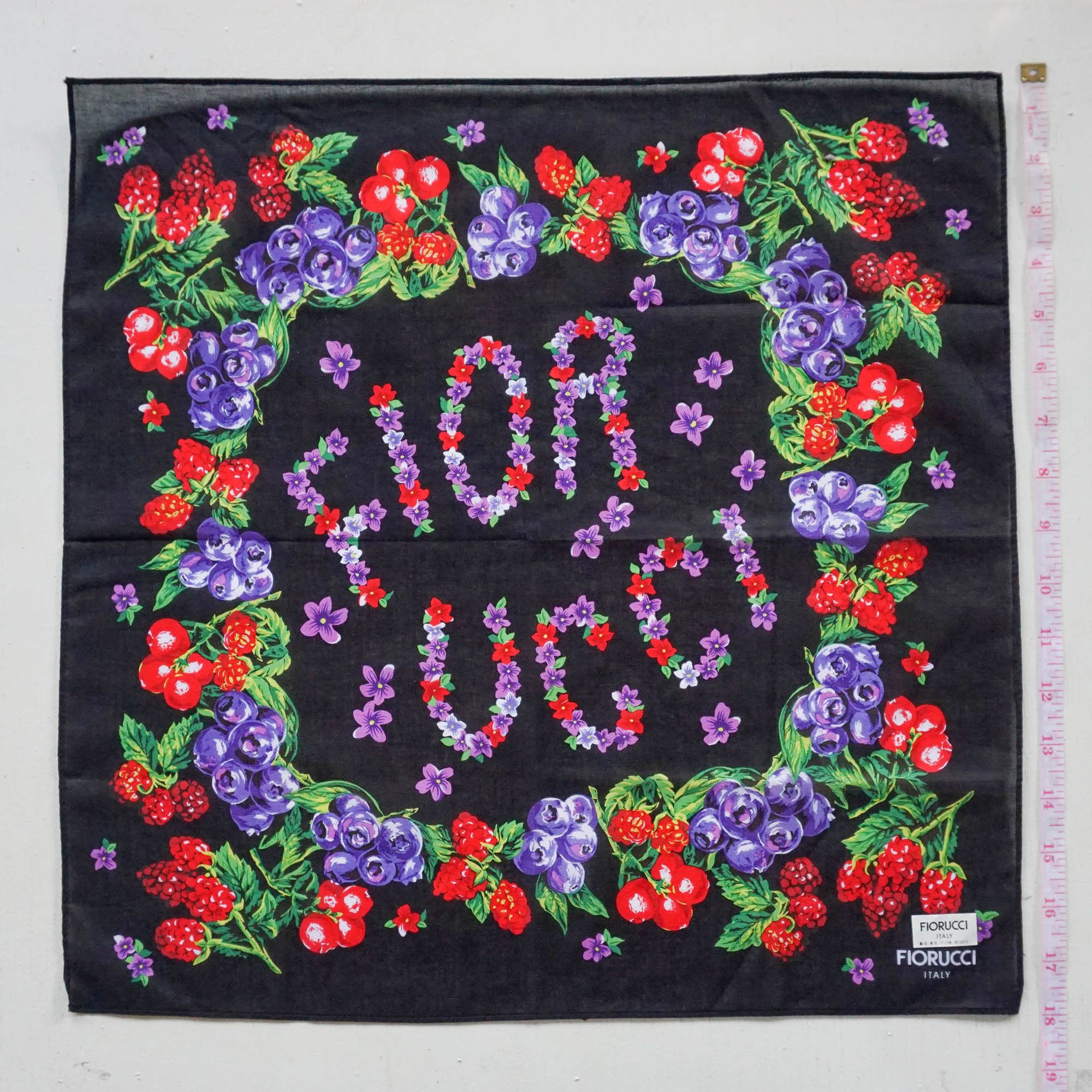 Fiorucci FIORUCCI Berries & Flowers Design Handkerchief Size ONE SIZE - 5 Thumbnail