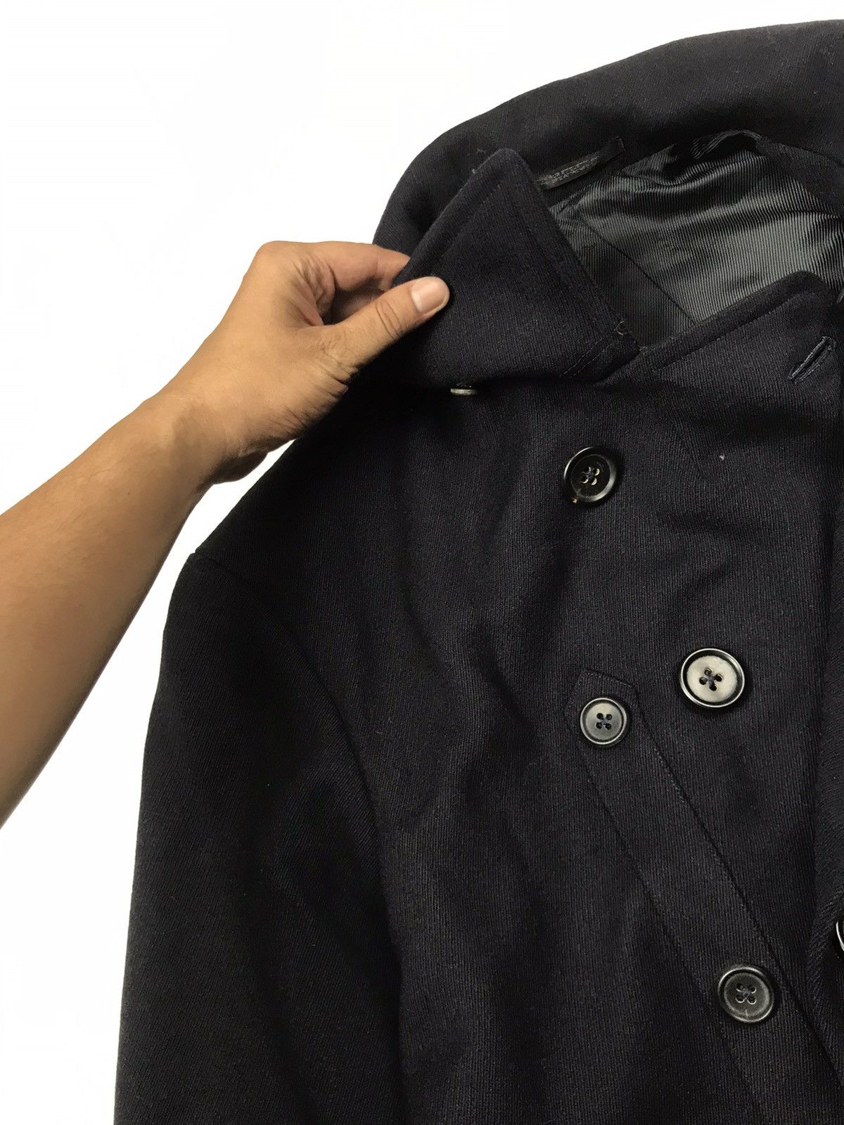 Yohji Yamamoto 💥Private Collection💥YYPH Fall Winter 1992 Laine Wool Coat Size US M / EU 48-50 / 2 - 8 Thumbnail