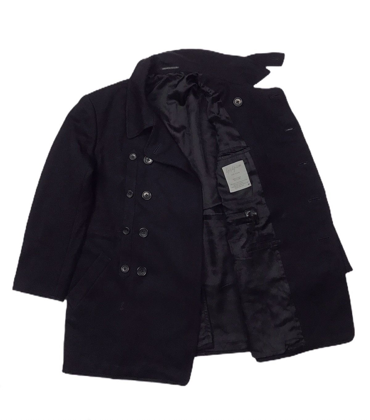 Yohji Yamamoto 💥Private Collection💥YYPH Fall Winter 1992 Laine Wool Coat Size US M / EU 48-50 / 2 - 3 Thumbnail