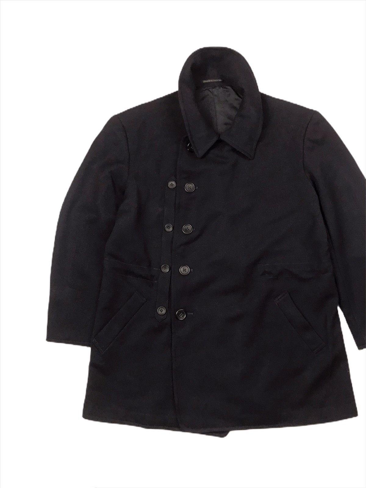 Yohji Yamamoto 💥Private Collection💥YYPH Fall Winter 1992 Laine Wool Coat Size US M / EU 48-50 / 2 - 2 Thumbnail