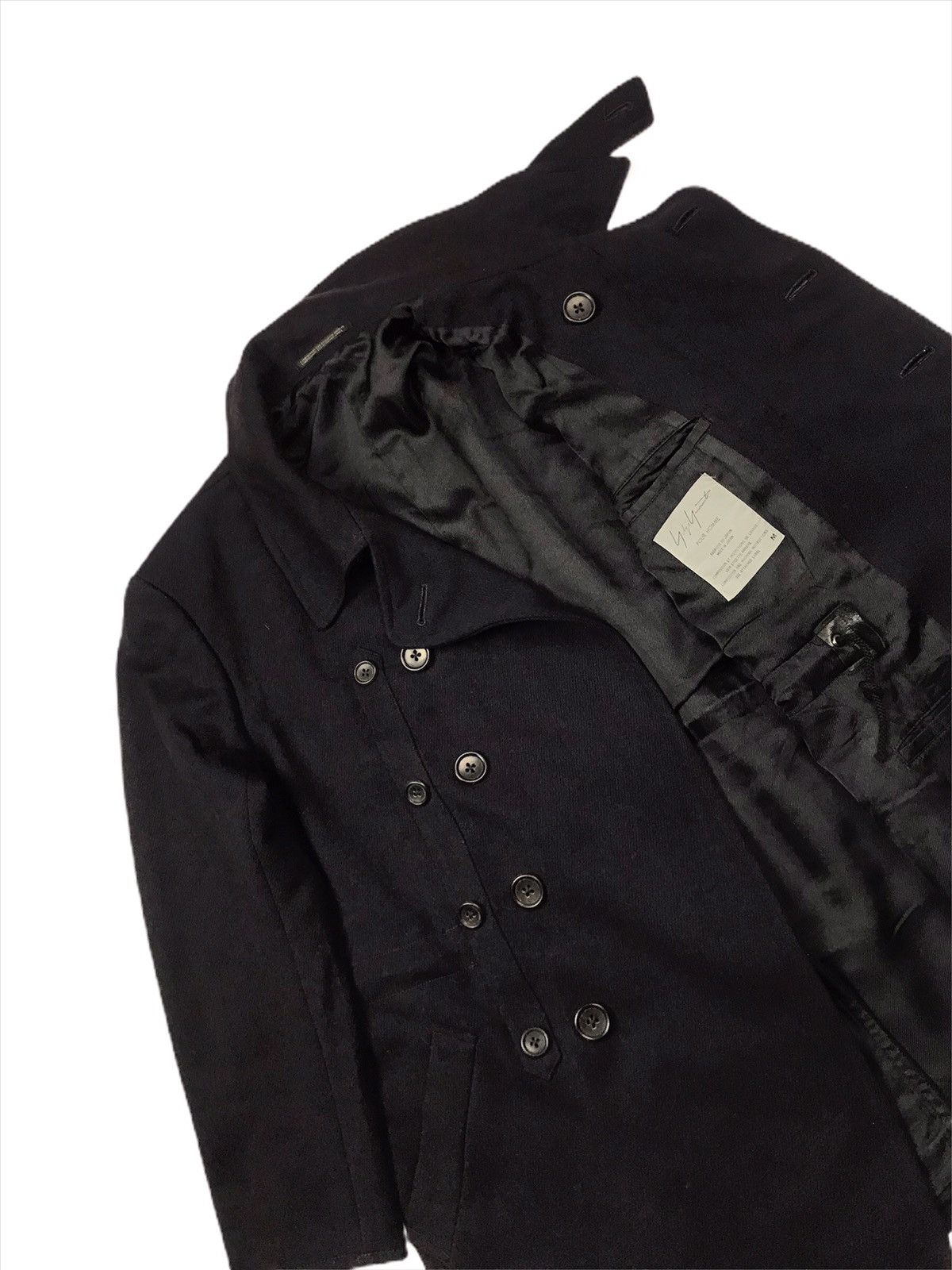 Yohji Yamamoto 💥Private Collection💥YYPH Fall Winter 1992 Laine Wool Coat Size US M / EU 48-50 / 2 - 5 Thumbnail