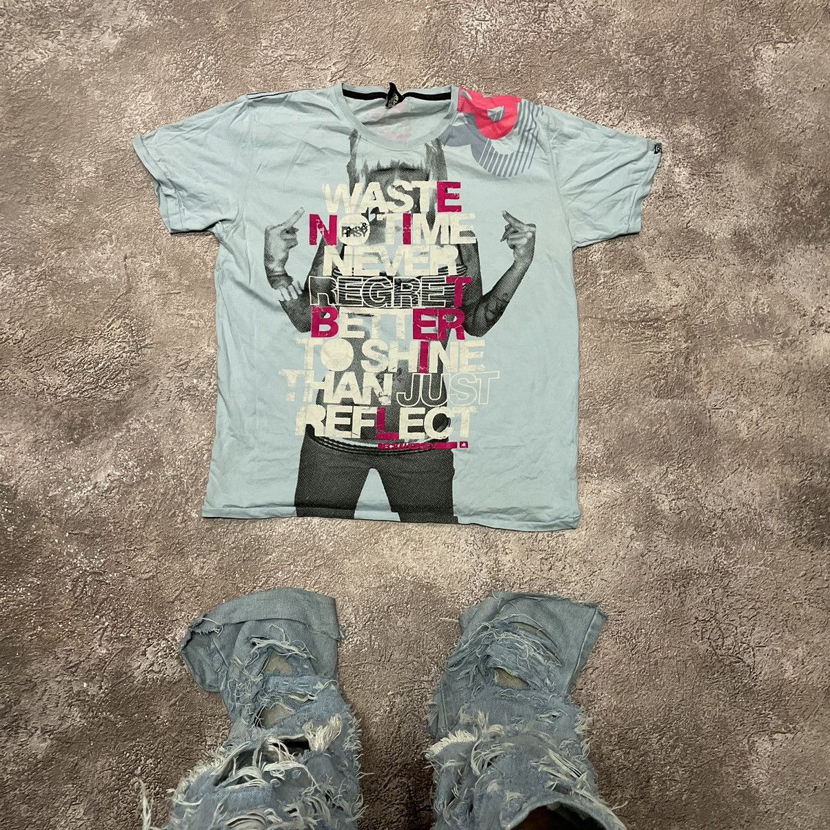 Vintage Vintage Y2K Sun Faded Graphic Tee Streetwear Skate Boxy M Size US M / EU 48-50 / 2 - 1 Thumbnail