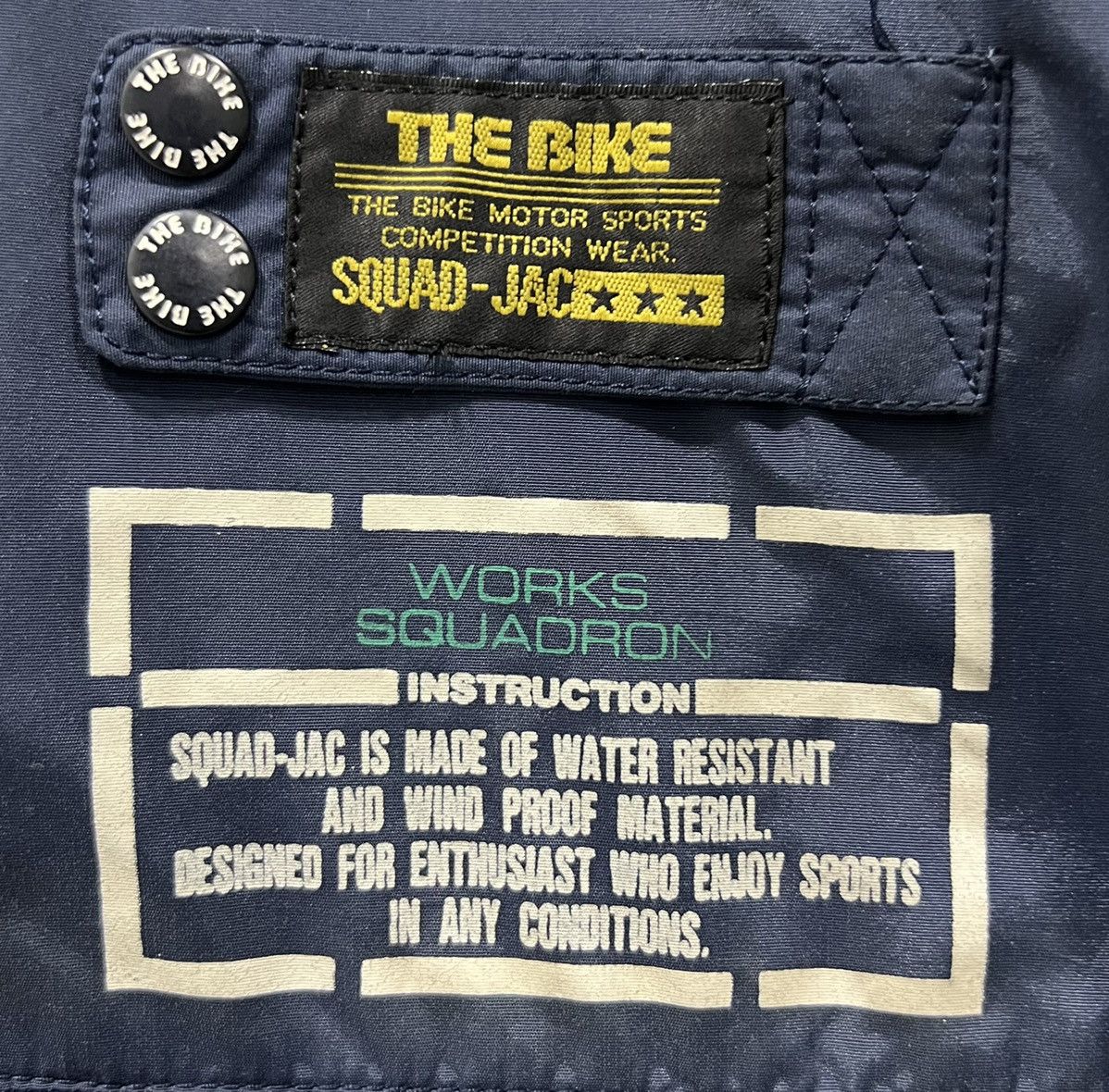 Japanese Brand THE BIKE MOTOR SPORTS COMPETITION WEAR SQUAD-JAC JACKET Size US L / EU 52-54 / 3 - 7 Thumbnail