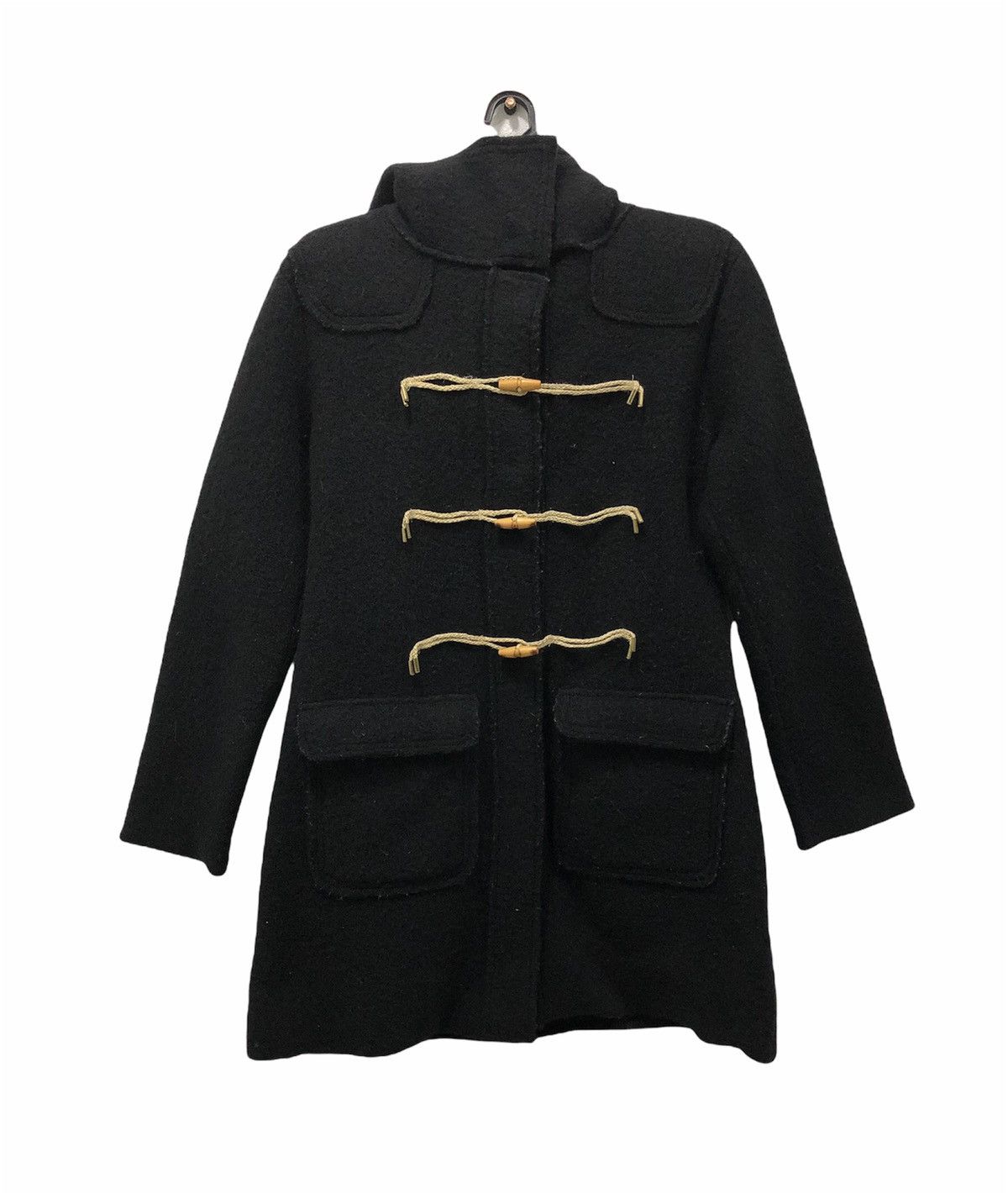 Diesel Diesel Black wool long jacket Size US S / EU 44-46 / 1 - 1 Thumbnail