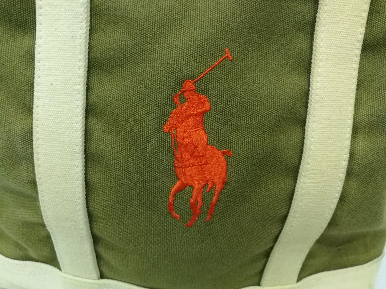 Polo Ralph Lauren Polo Sport Tote Bag Big Pony Canvas Leather Handle Size ONE SIZE - 2 Thumbnail