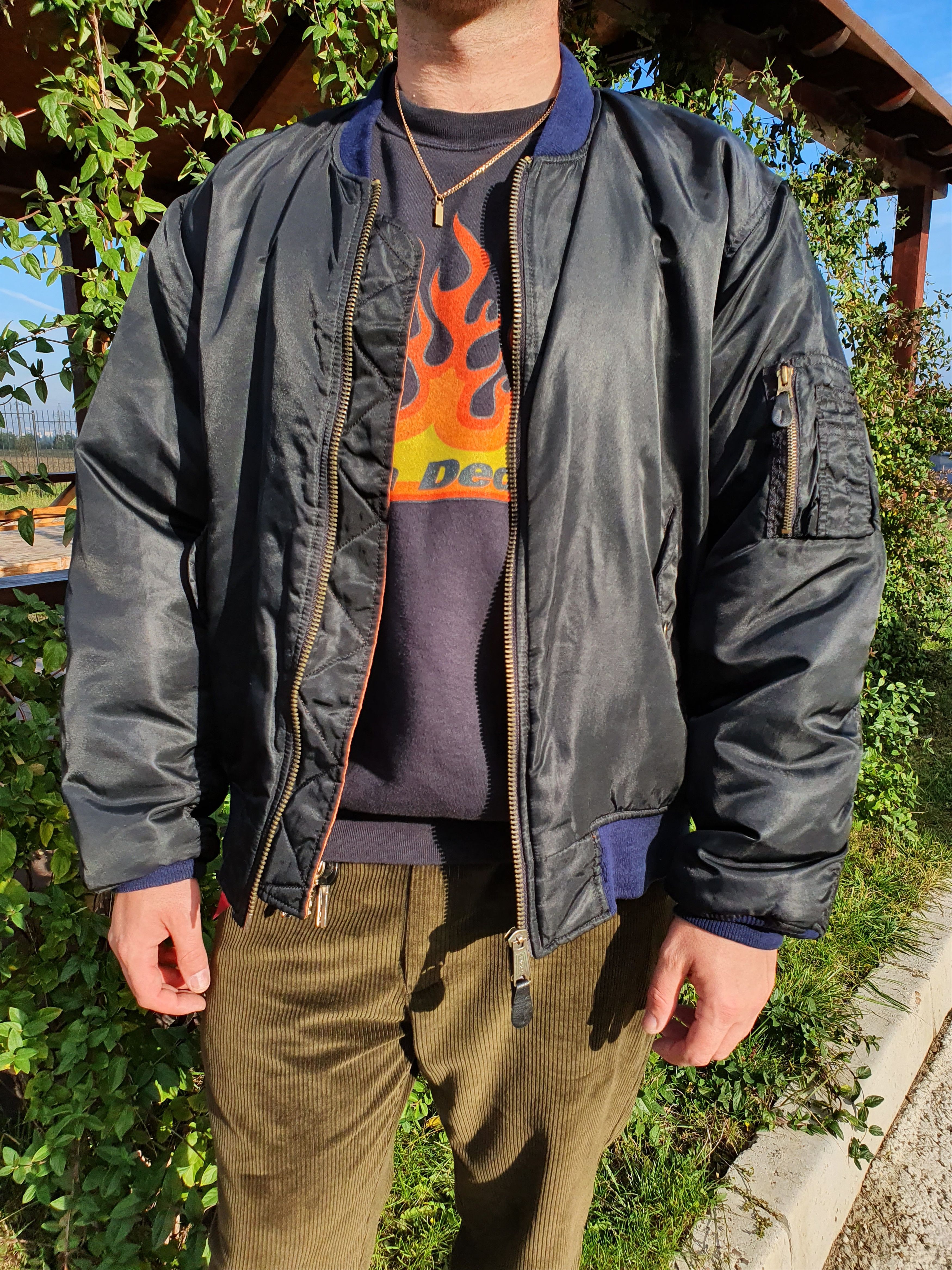 Alpha Industries × Vintage Rare 1987 Reversible Alpha Industries seen on Kanye West Size US L / EU 52-54 / 3 - 8 Thumbnail