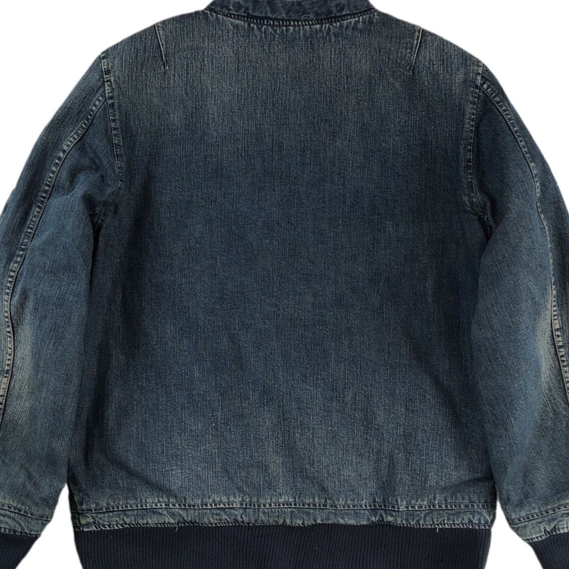 Johnbull Vintage Johnbull Kojima Japan Denim Bomber Jacket Size US L / EU 52-54 / 3 - 13 Thumbnail