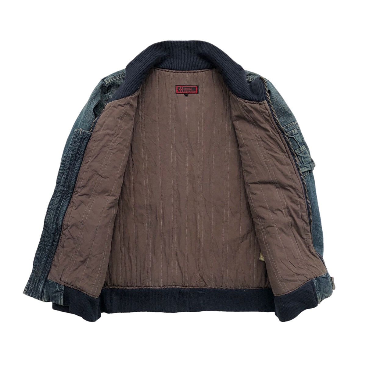 Johnbull Vintage Johnbull Kojima Japan Denim Bomber Jacket Size US L / EU 52-54 / 3 - 9 Thumbnail
