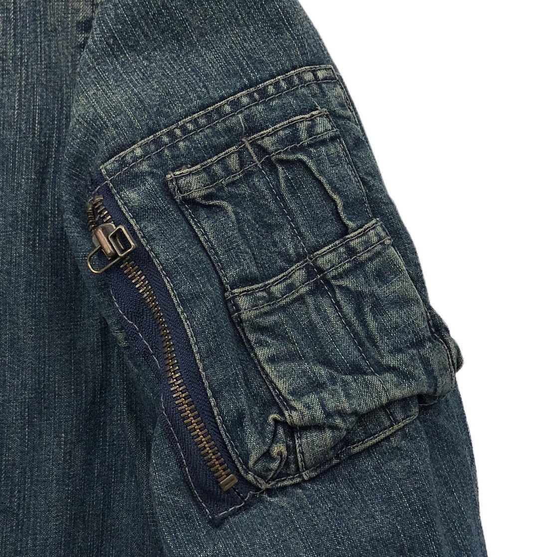 Johnbull Vintage Johnbull Kojima Japan Denim Bomber Jacket Size US L / EU 52-54 / 3 - 5 Thumbnail