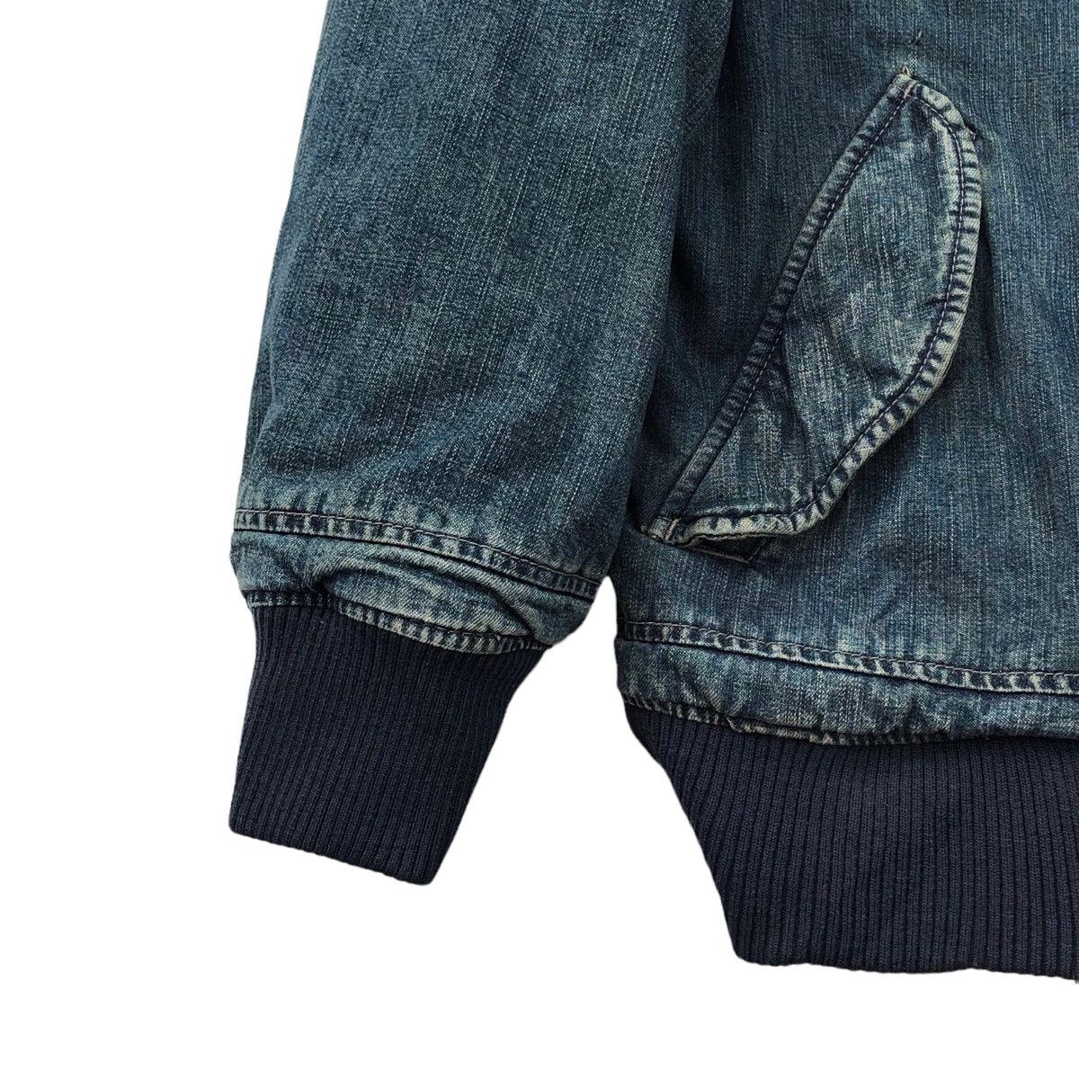 Johnbull Vintage Johnbull Kojima Japan Denim Bomber Jacket Size US L / EU 52-54 / 3 - 7 Thumbnail