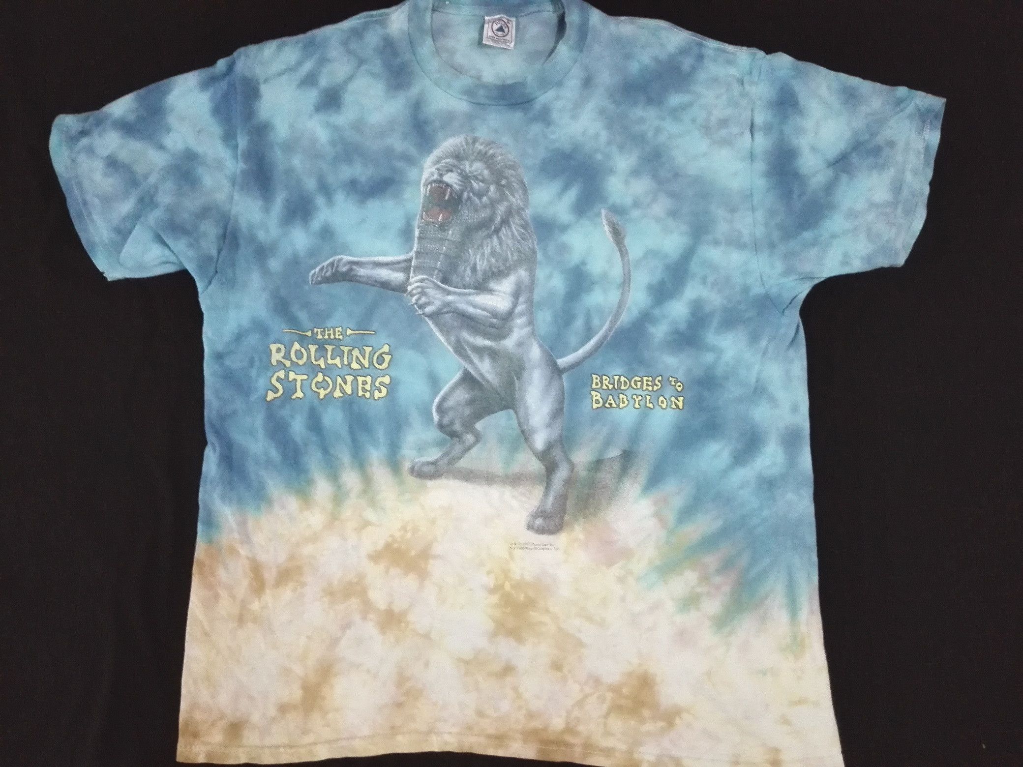 image of Rare Vintage The Rolling Stones Tie Dye, Men's (Size XL)