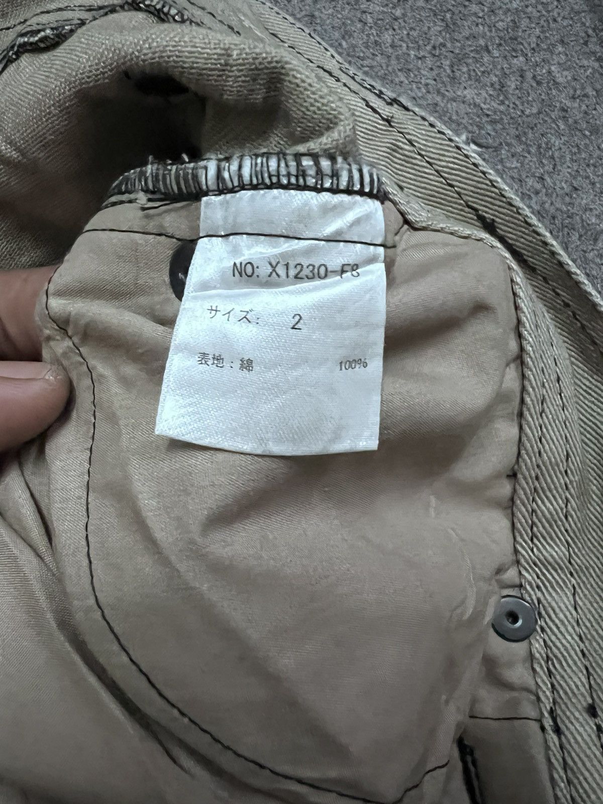 Japanese Brand FLARED💥XFRM WAX STUDED DENIM PANT Size US 30 / EU 46 - 7 Thumbnail
