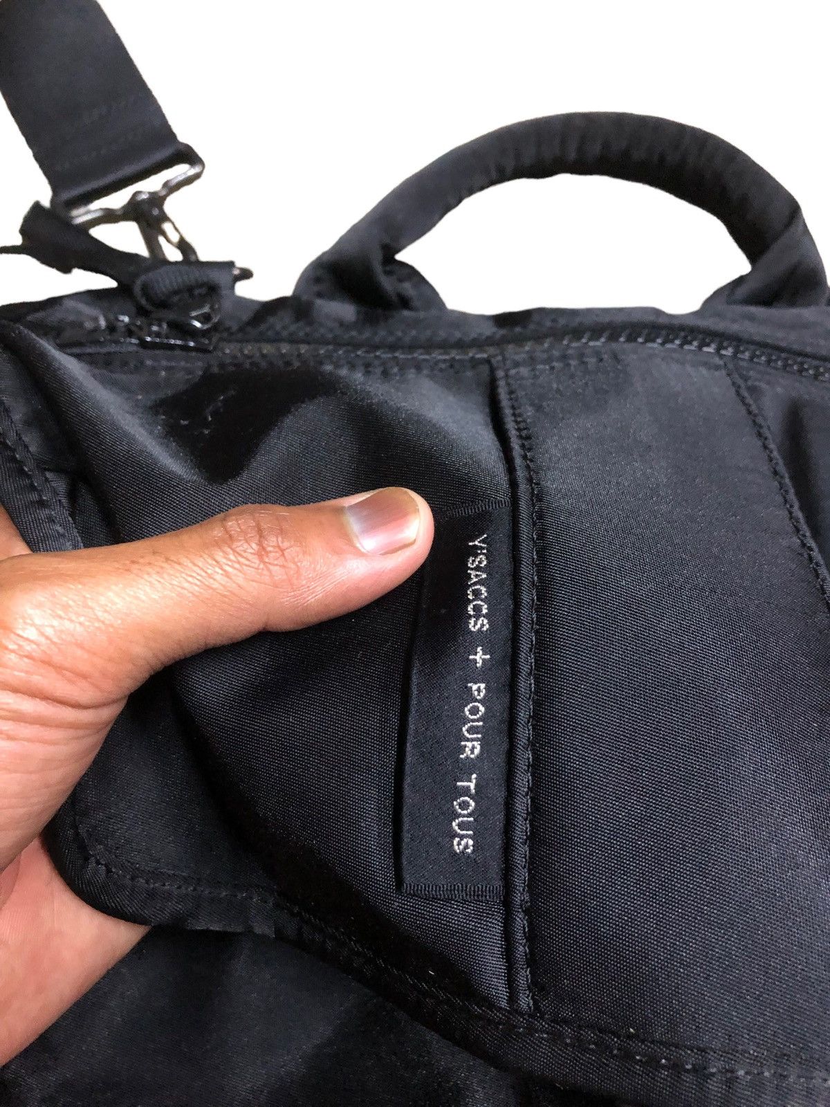 Yohji Yamamoto YSACCS + POUR TOUS HANDCARRY SLINGBAG Size ONE SIZE - 3 Thumbnail