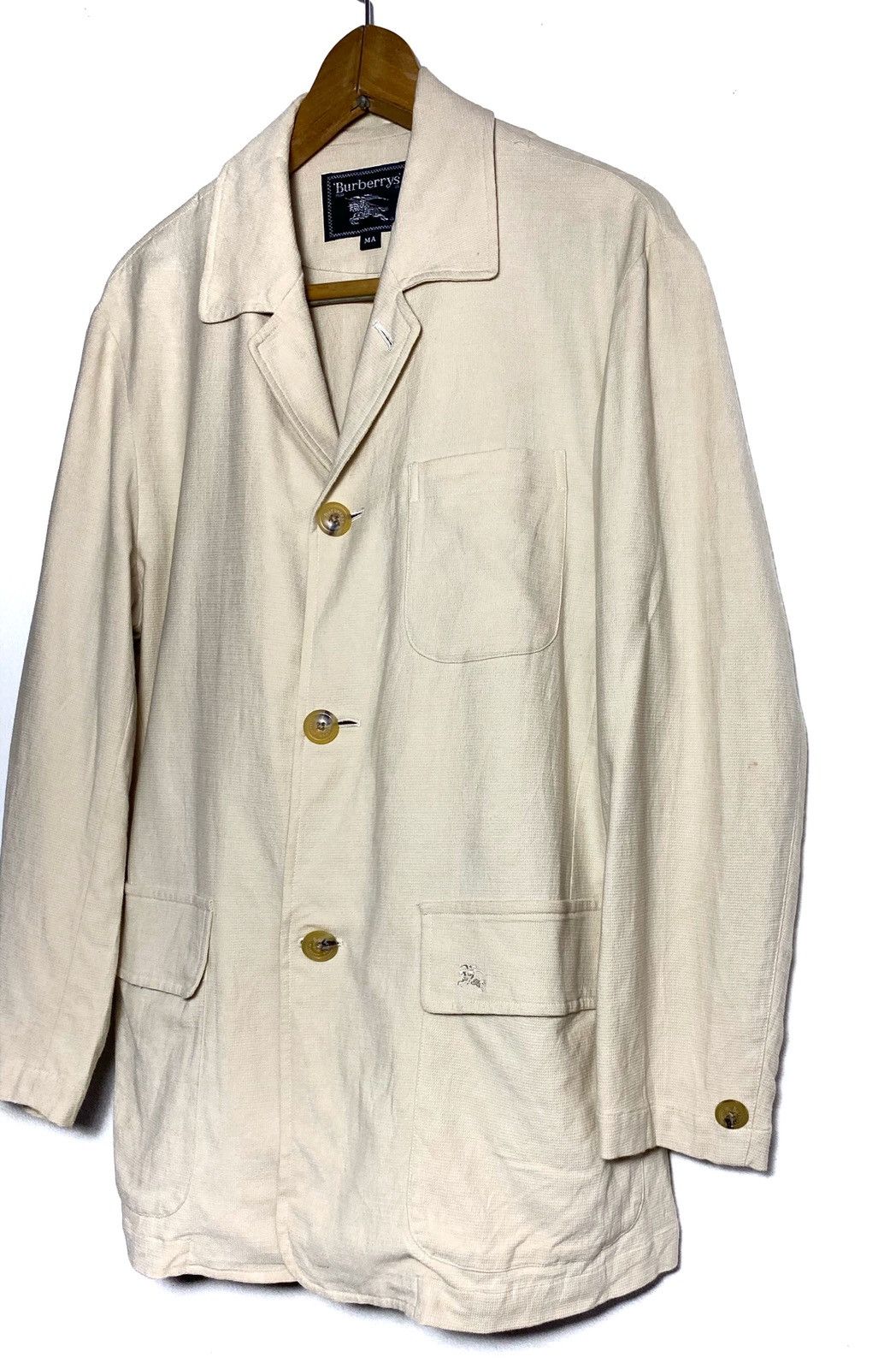 Burberry Burberrys Blazer Jacket Size US M / EU 48-50 / 2 - 2 Thumbnail