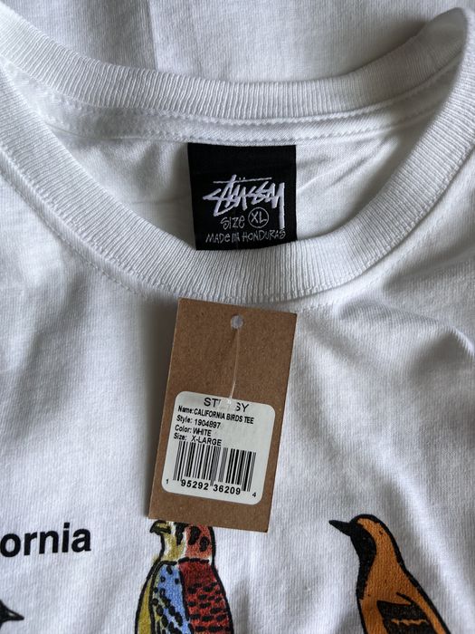 Stussy Stussy California Birds Tee in White | Grailed