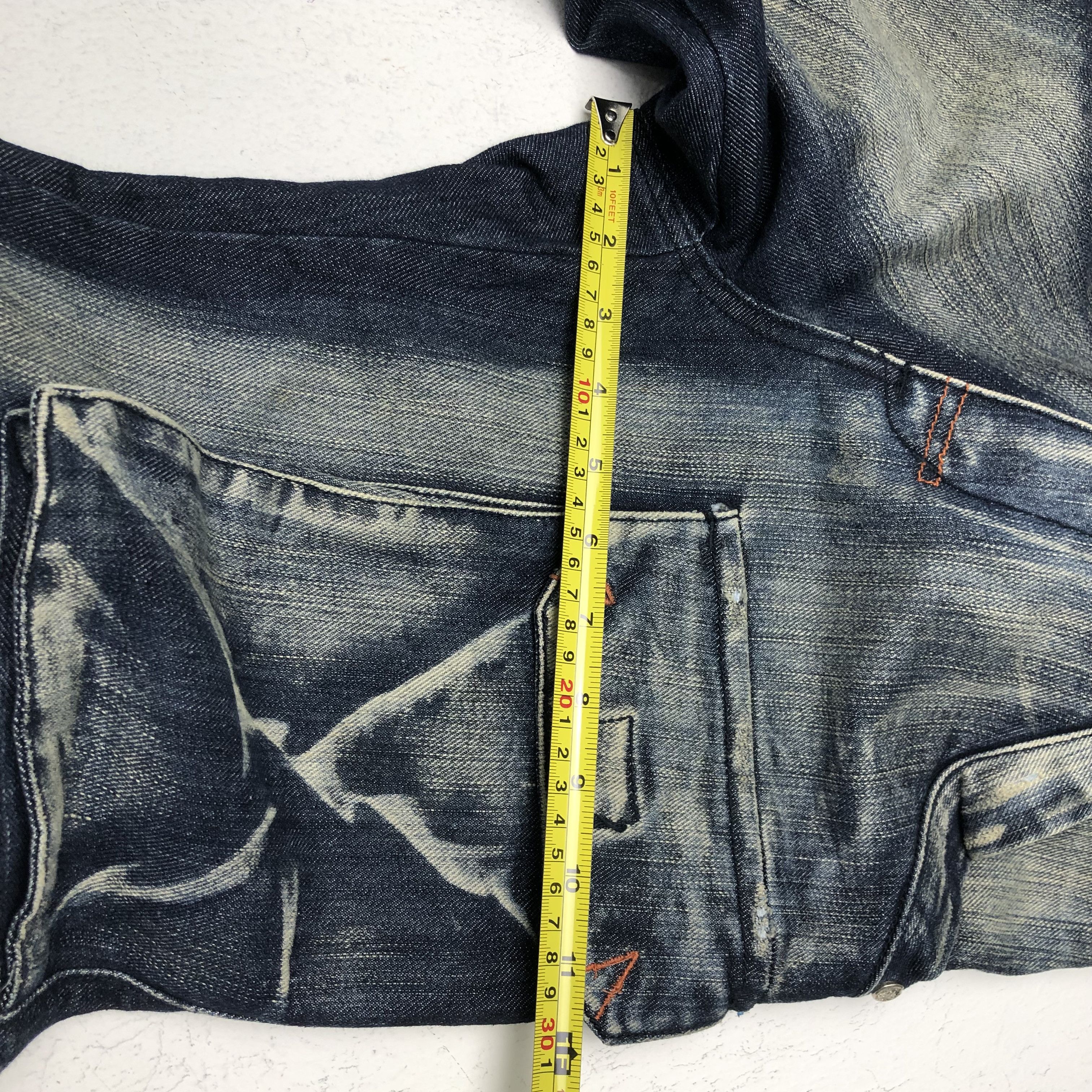 Designer × Japanese Brand × Vintage Vintage Japan Style Cargo Style Multi Pocket Denim Jeans Size US 26 / EU 42 - 9 Thumbnail