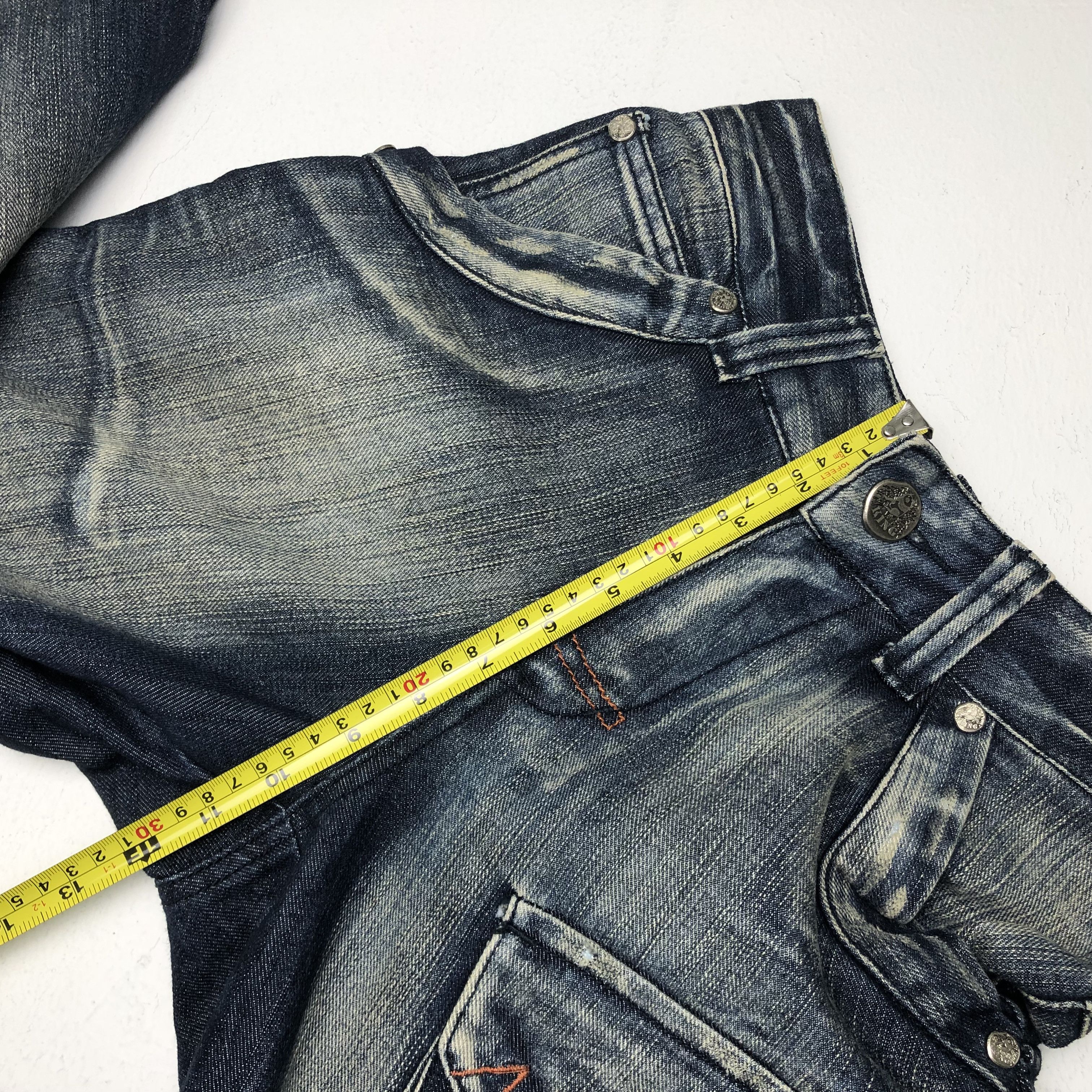 Designer × Japanese Brand × Vintage Vintage Japan Style Cargo Style Multi Pocket Denim Jeans Size US 26 / EU 42 - 8 Thumbnail