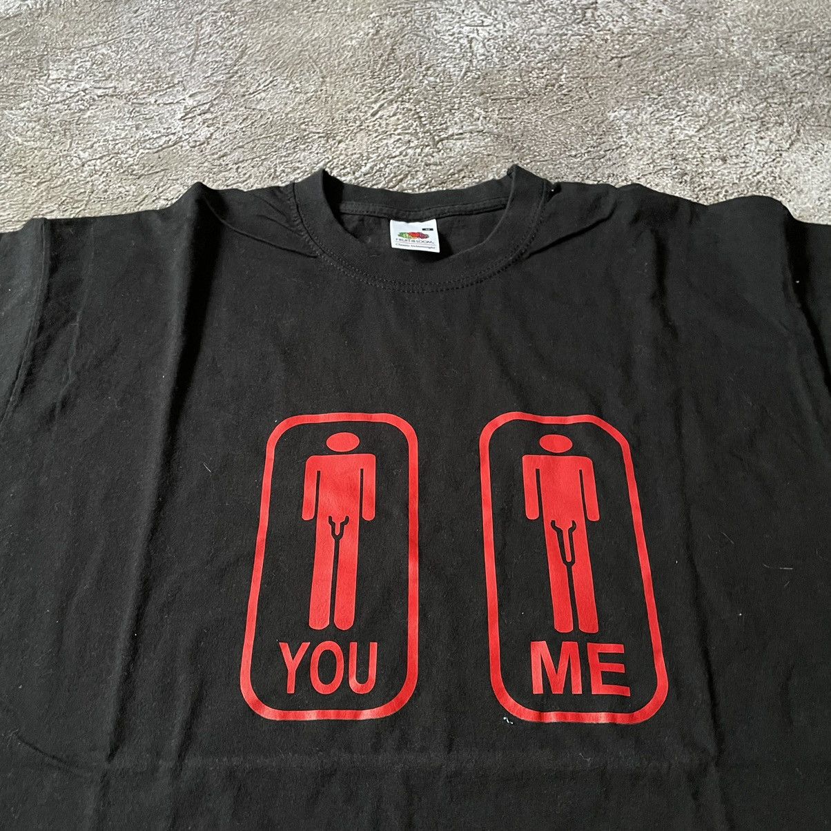 Vintage Vintage Y2K Graphic Tee Sun Faded Humor Streetwear Cropped M Size US M / EU 48-50 / 2 - 5 Thumbnail