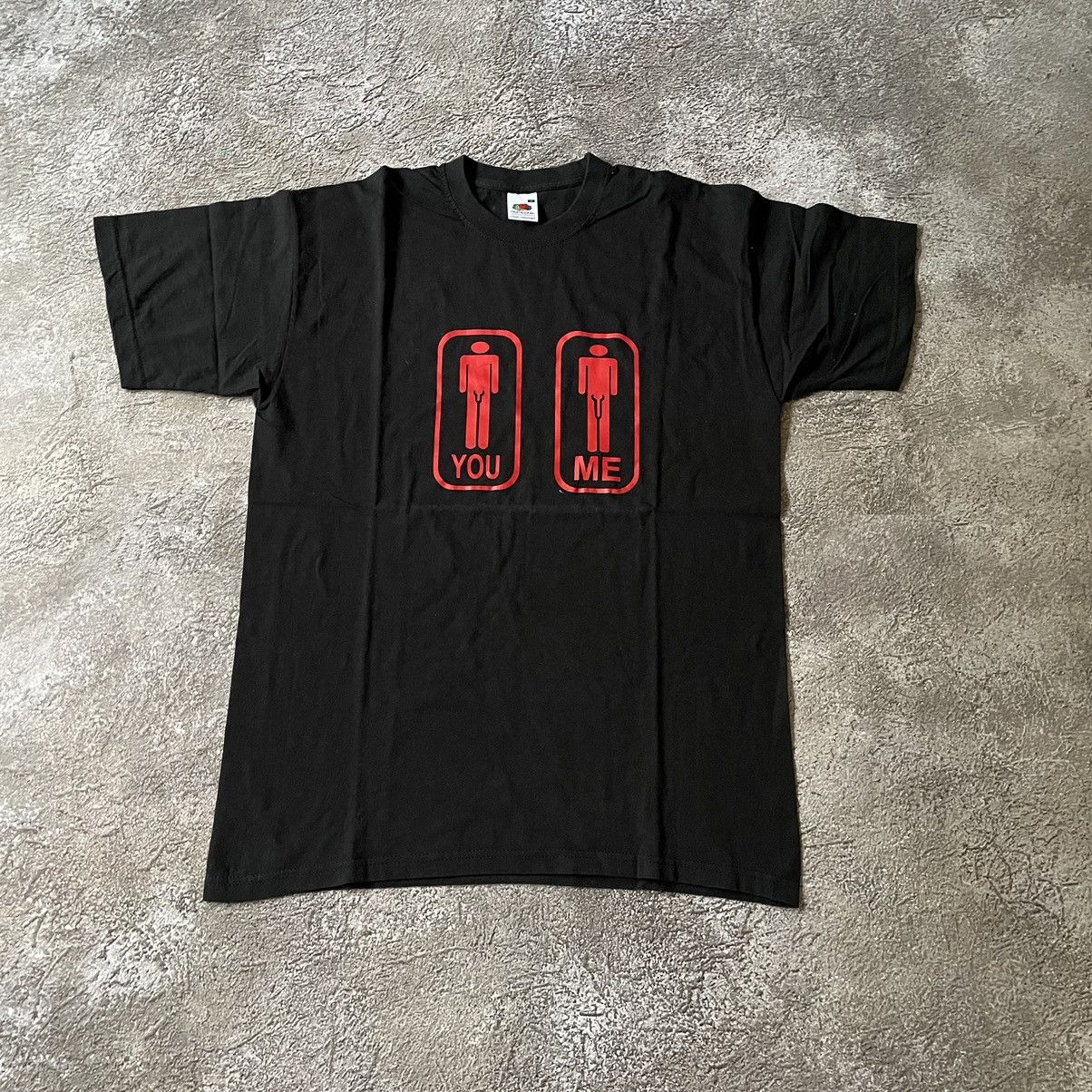 Vintage Vintage Y2K Graphic Tee Sun Faded Humor Streetwear Cropped M Size US M / EU 48-50 / 2 - 2 Thumbnail