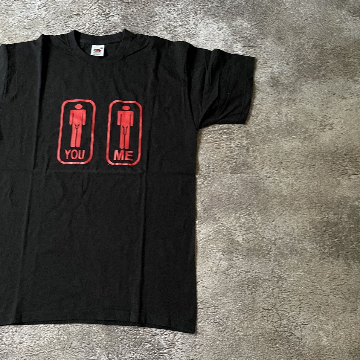 Vintage Vintage Y2K Graphic Tee Sun Faded Humor Streetwear Cropped M Size US M / EU 48-50 / 2 - 3 Thumbnail