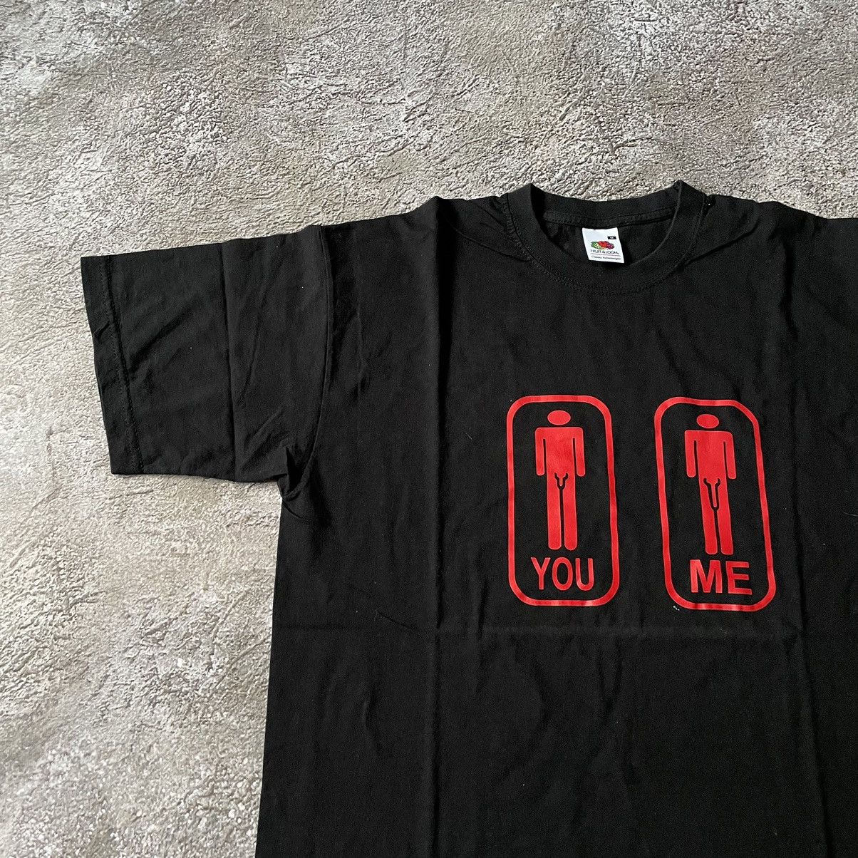 Vintage Vintage Y2K Graphic Tee Sun Faded Humor Streetwear Cropped M Size US M / EU 48-50 / 2 - 4 Thumbnail